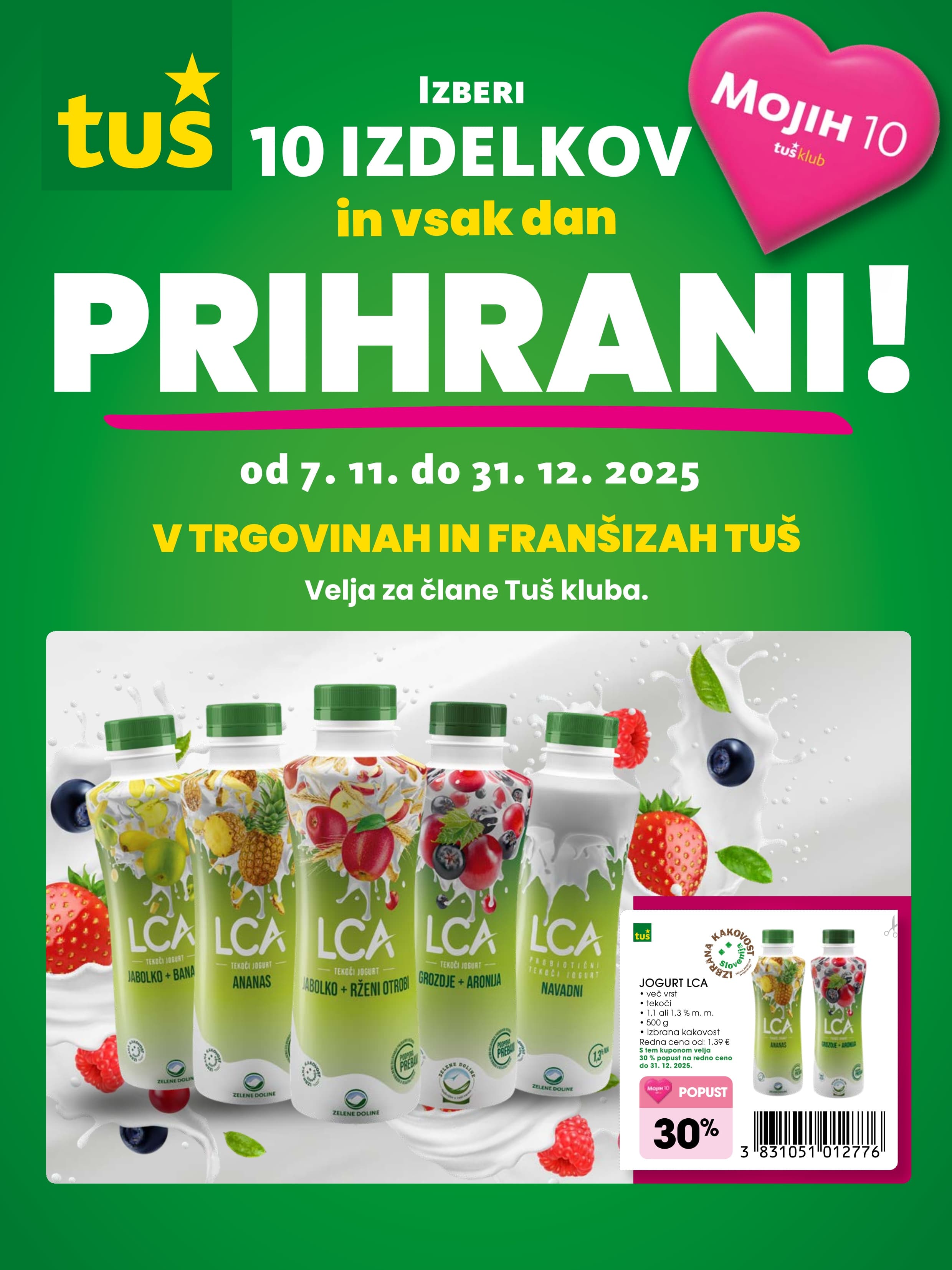 Stran 1. Tuš kataloga - Akcije od 07.11. do 31.12.2025.