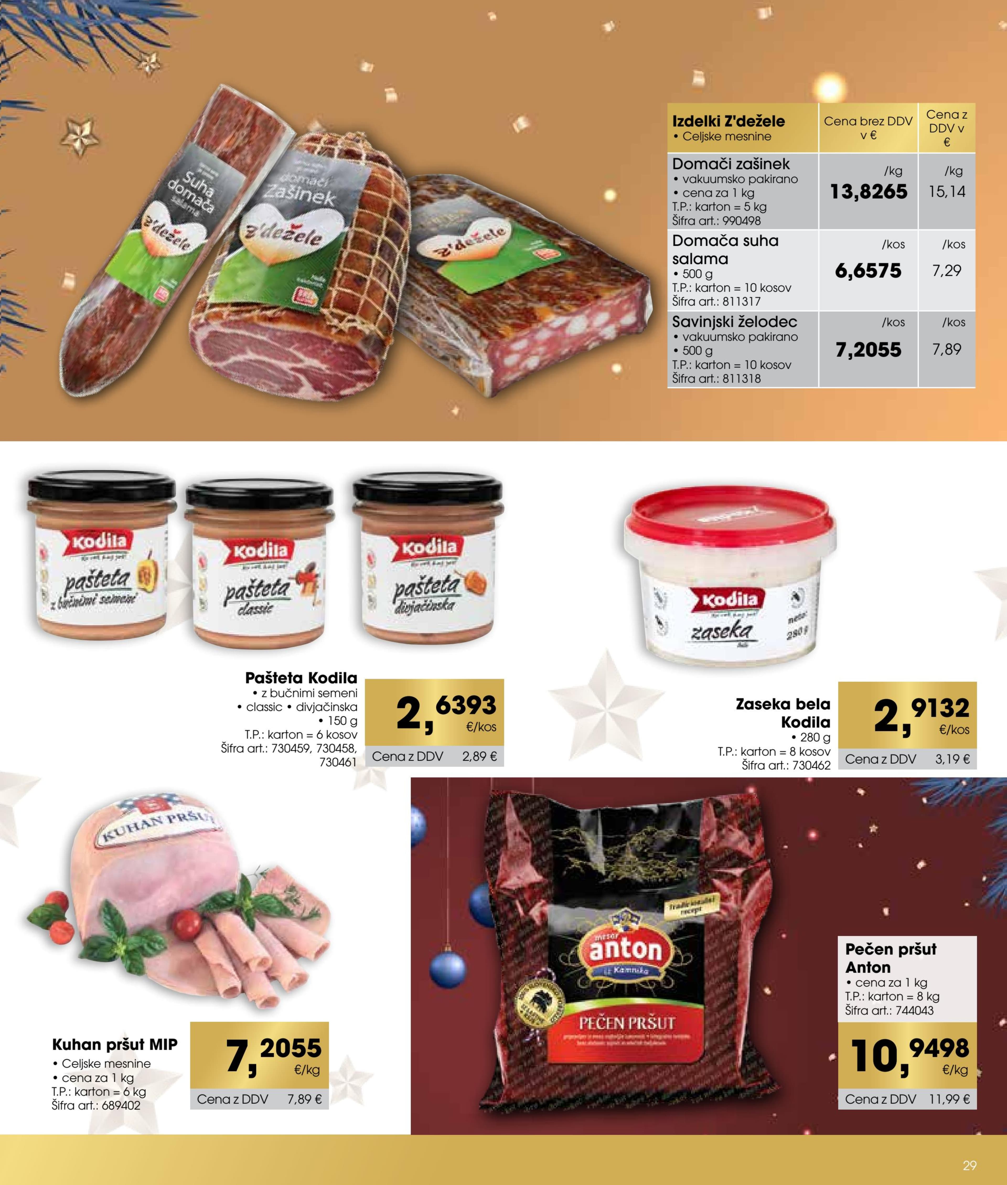 Stran 29. Tuš kataloga - Akcije od 11.11. do 10.01.2026.