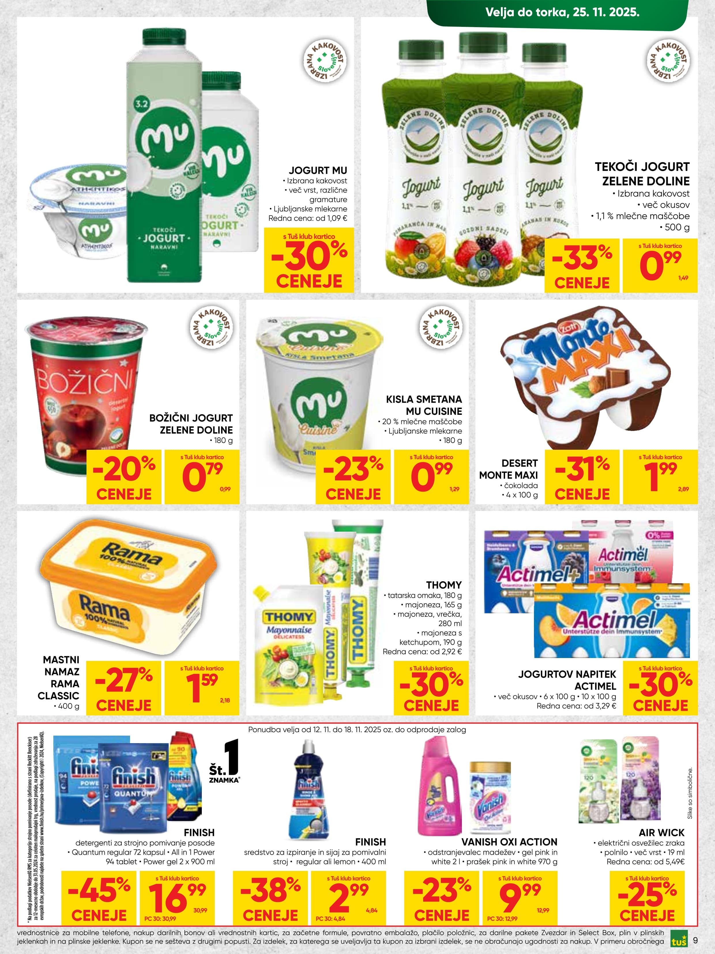 Stran 9. Tuš kataloga - Akcije od 12.11. do 25.11.2025.