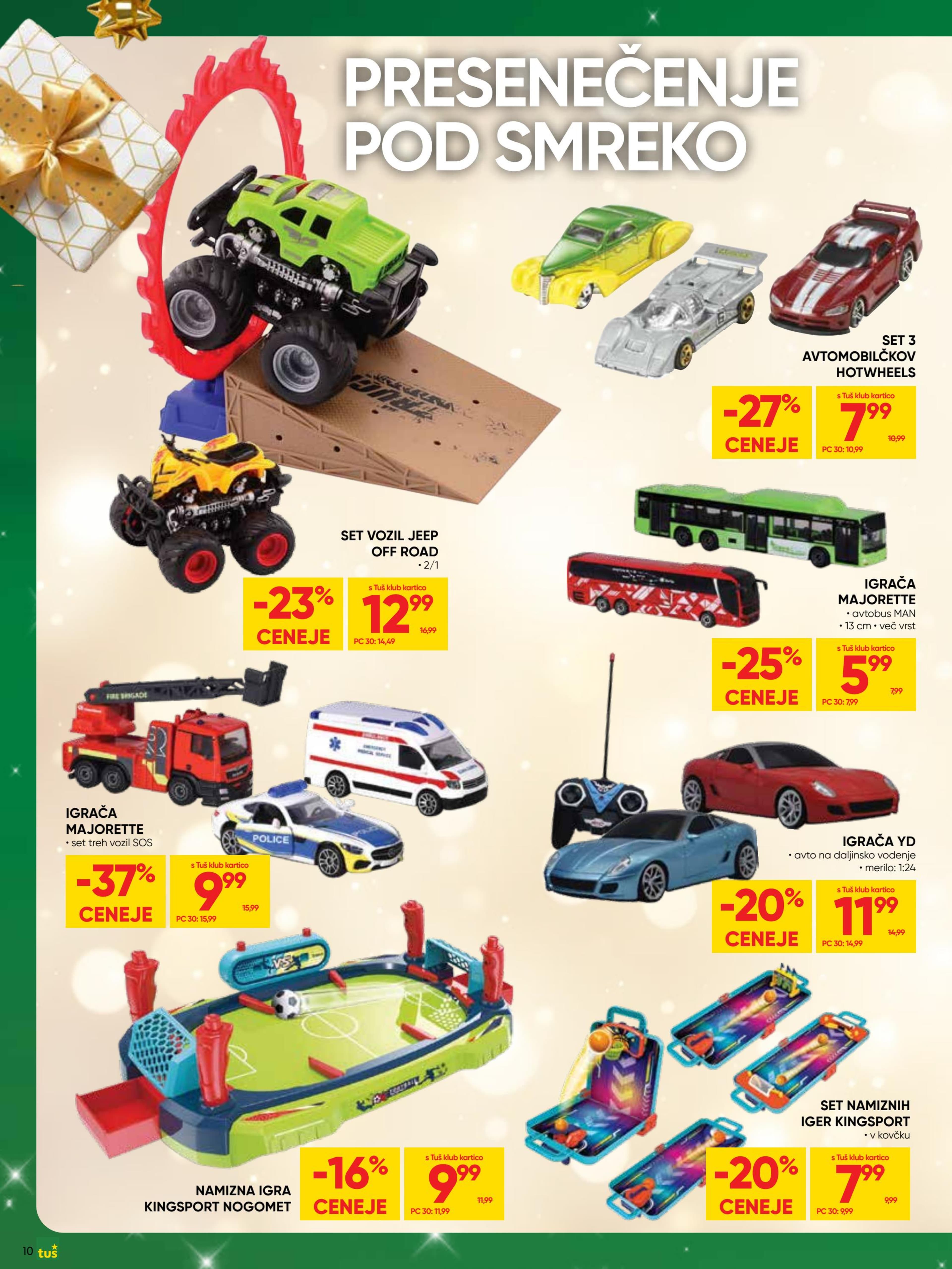 Page from catalog: Praznična dekoracija in igrače