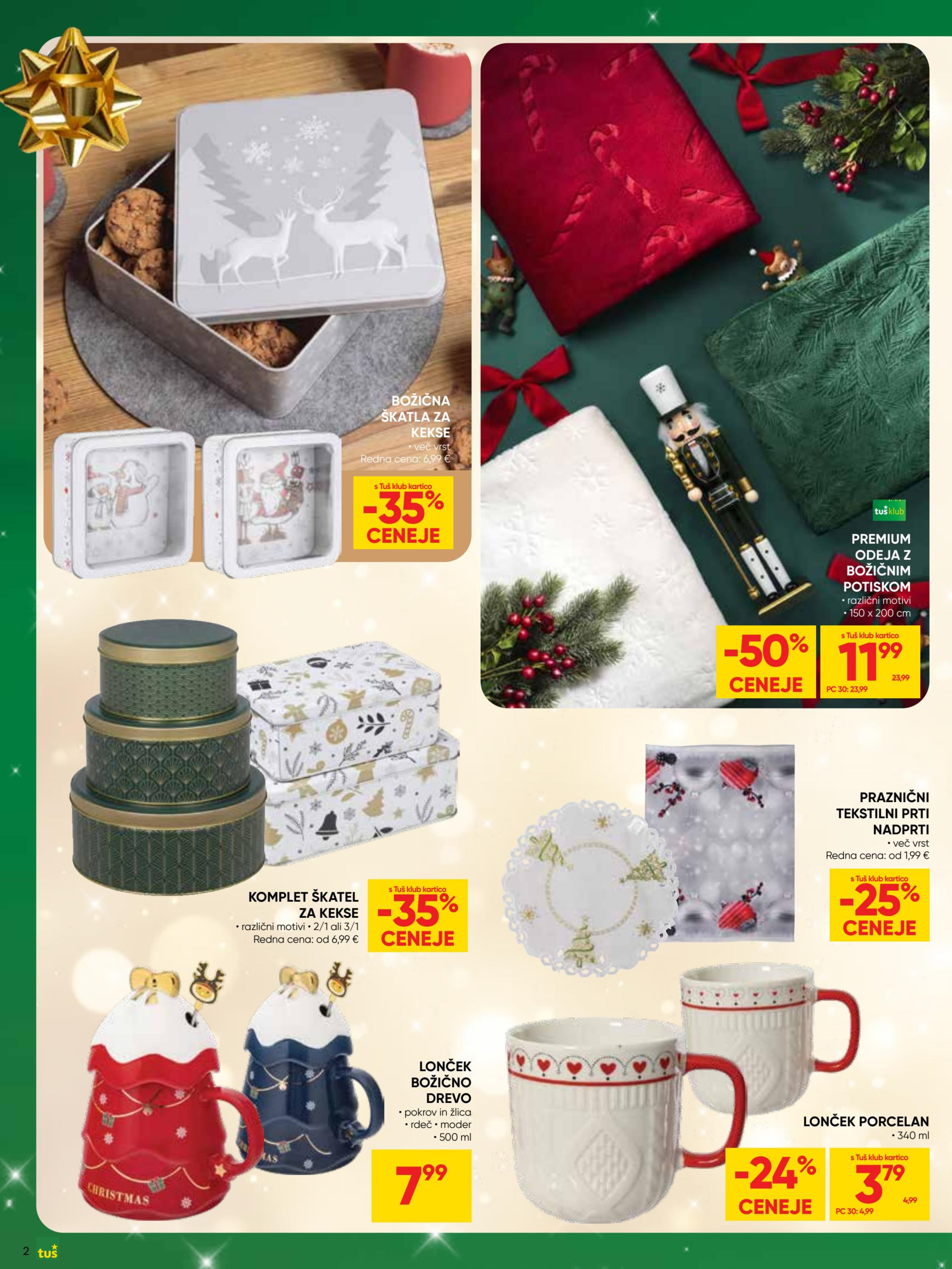 Page from catalog: Praznična dekoracija in igrače