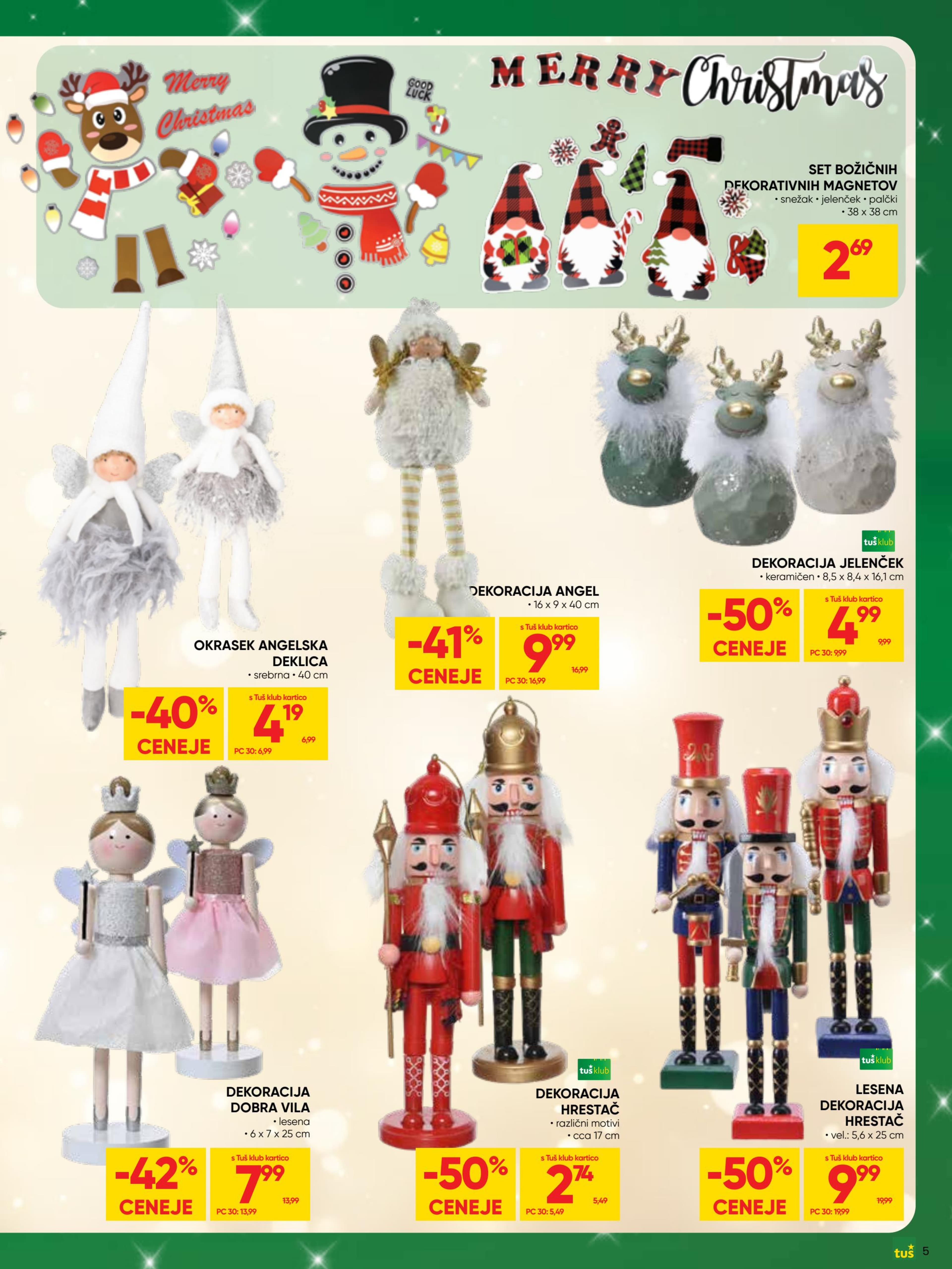 Page from catalog: Praznična dekoracija in igrače