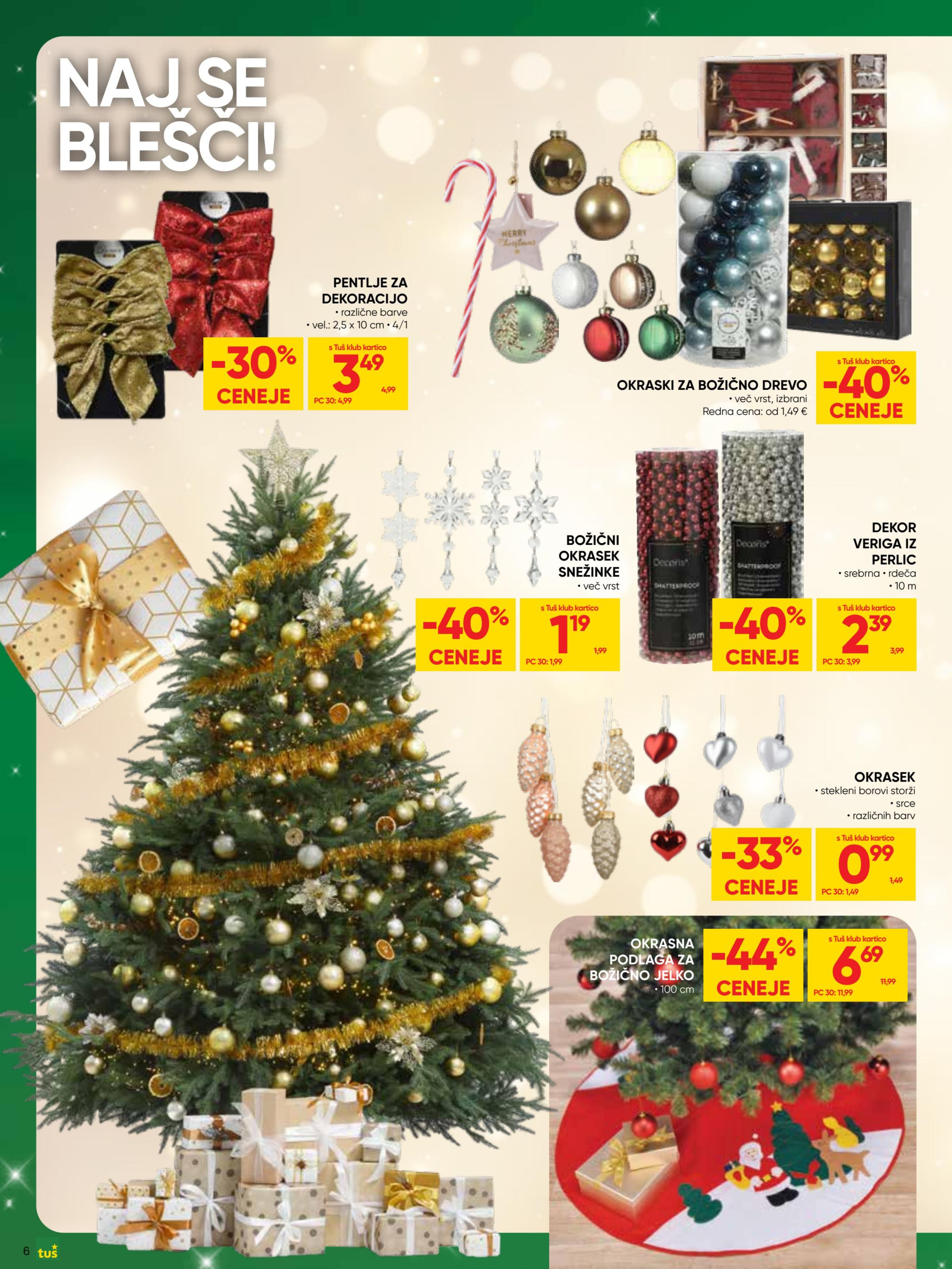 Page from catalog: Praznična dekoracija in igrače