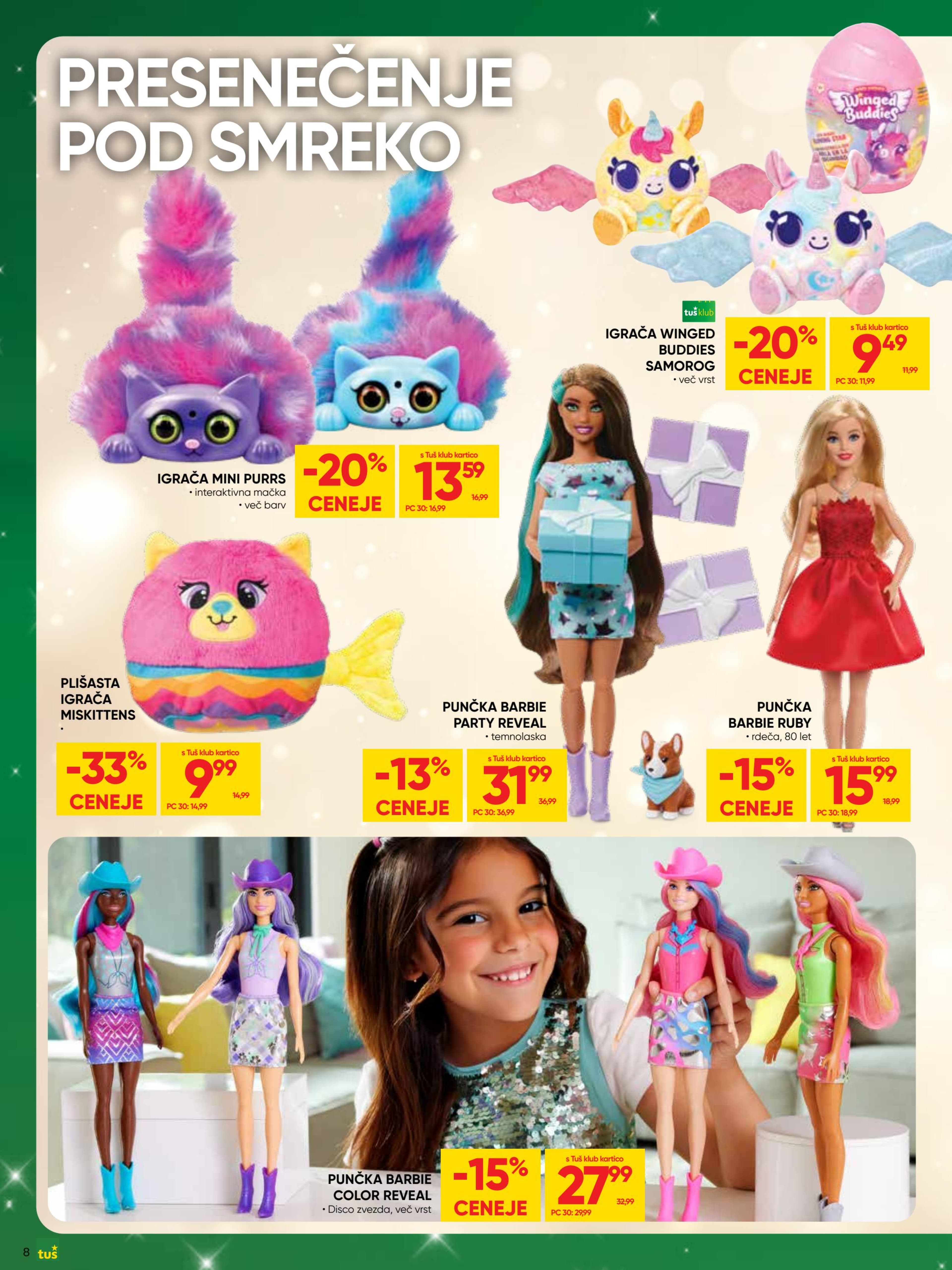 Page from catalog: Praznična dekoracija in igrače