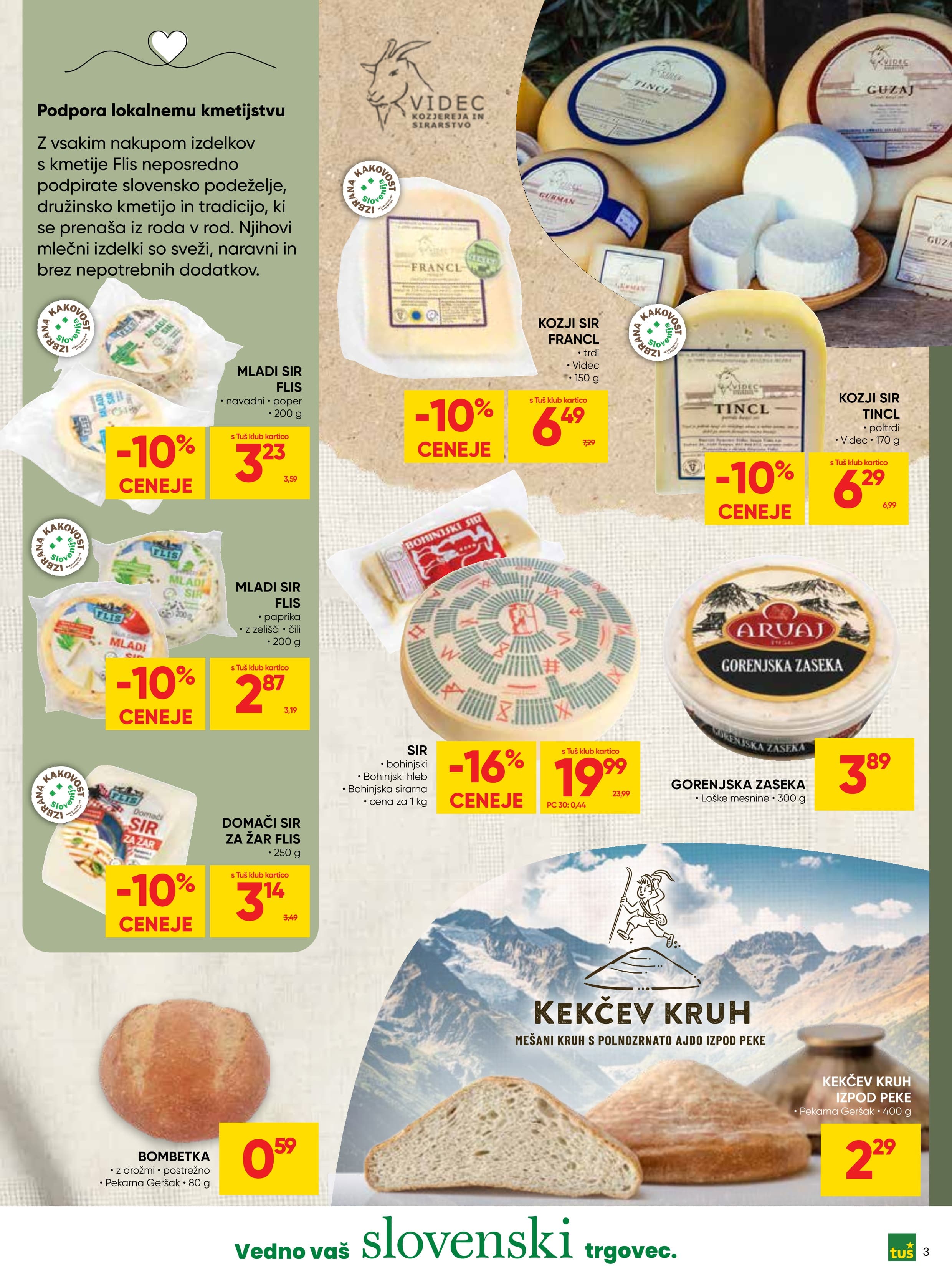 Page from catalog: Slovenske dobrote