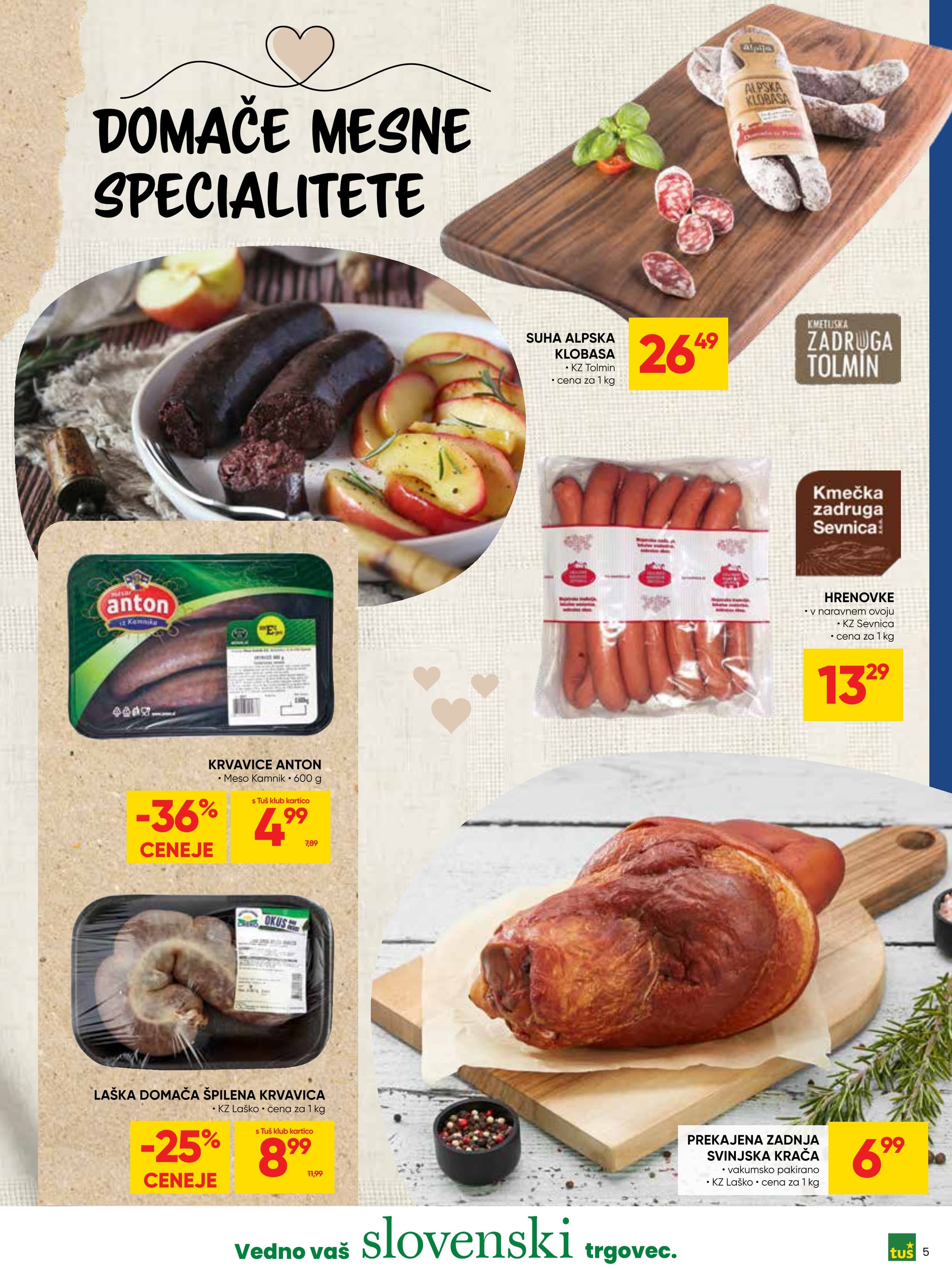 Page from catalog: Slovenske dobrote