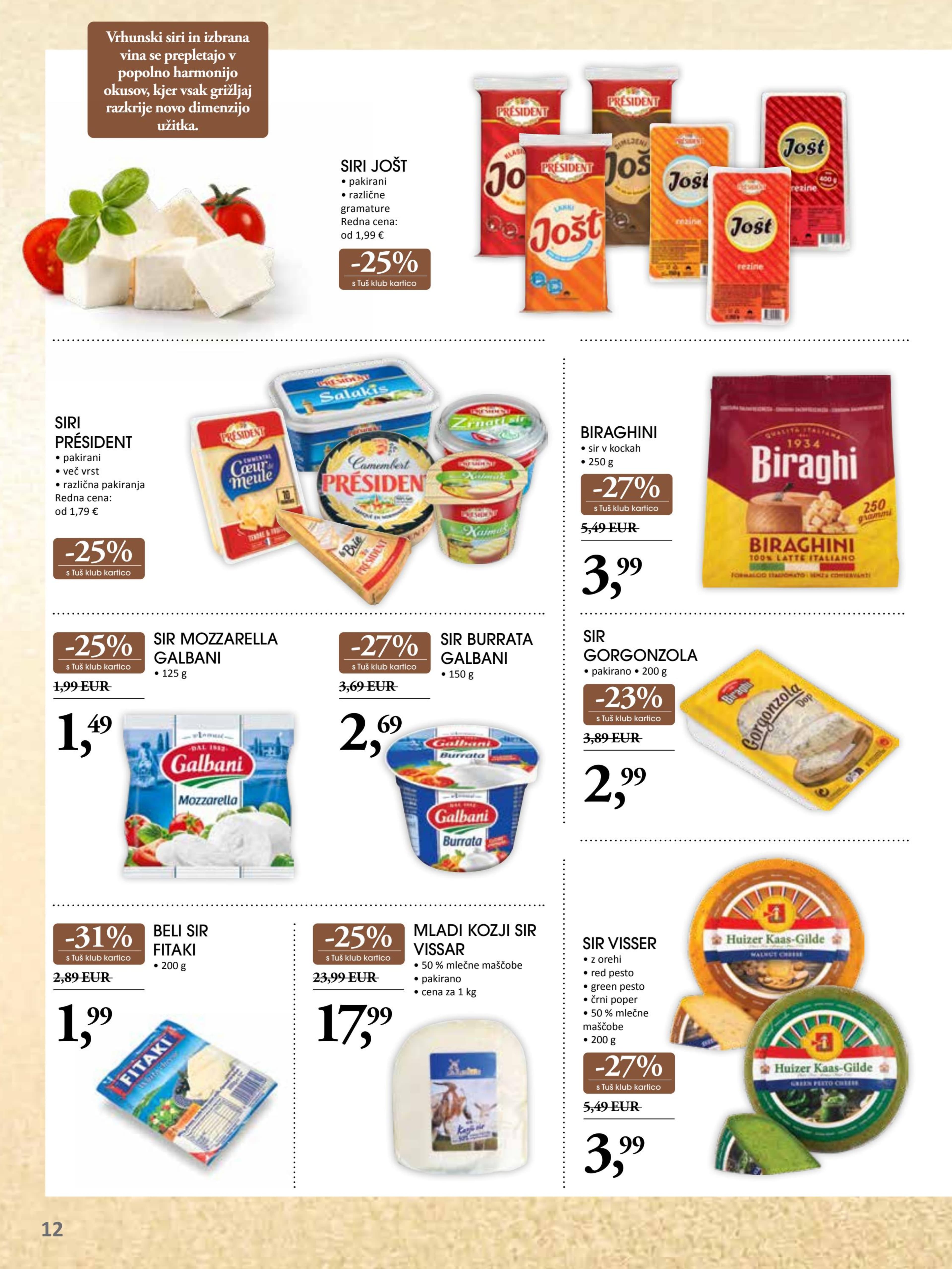 Page from catalog: Okusi praznikov