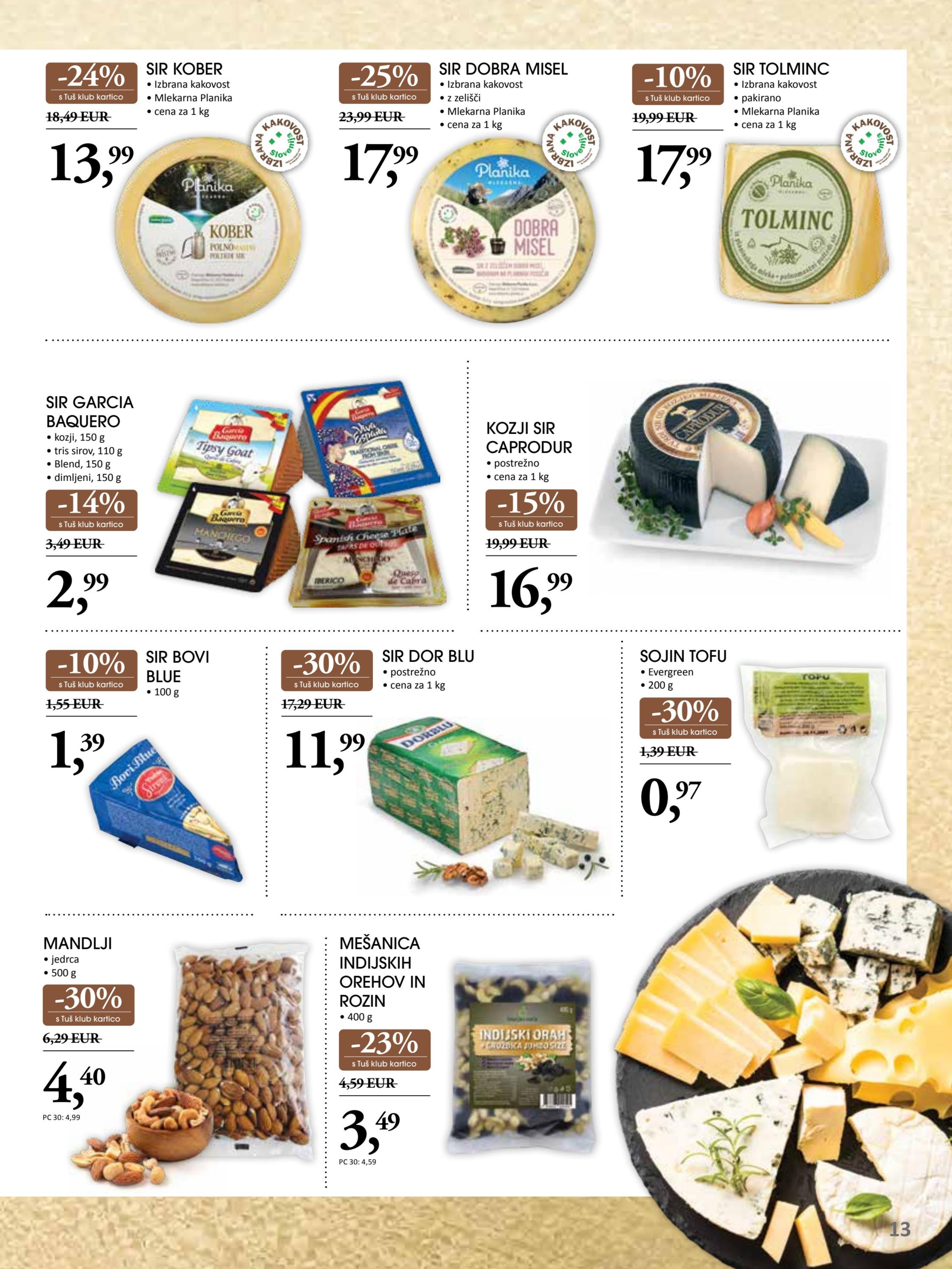 Page from catalog: Okusi praznikov