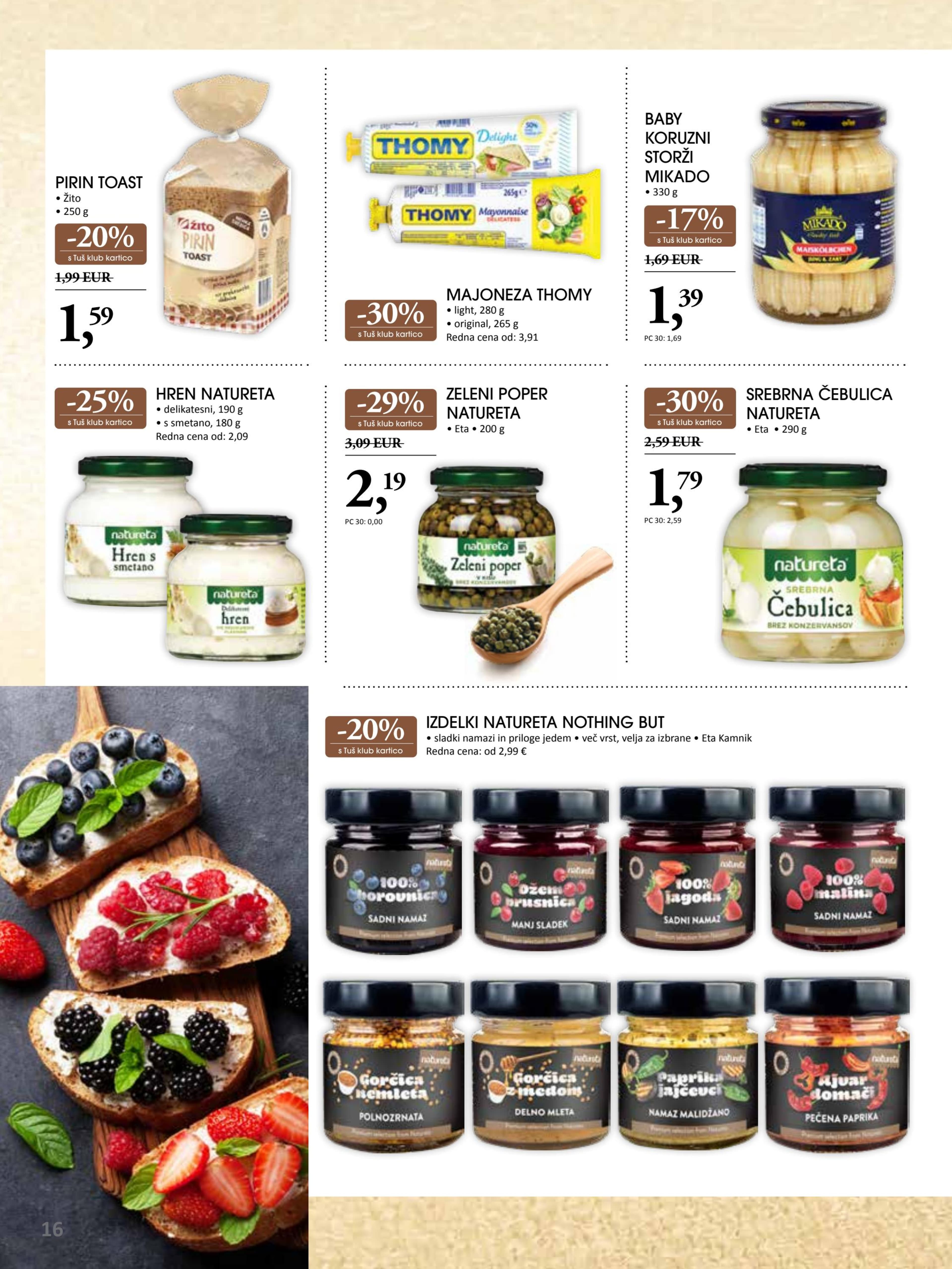 Page from catalog: Okusi praznikov