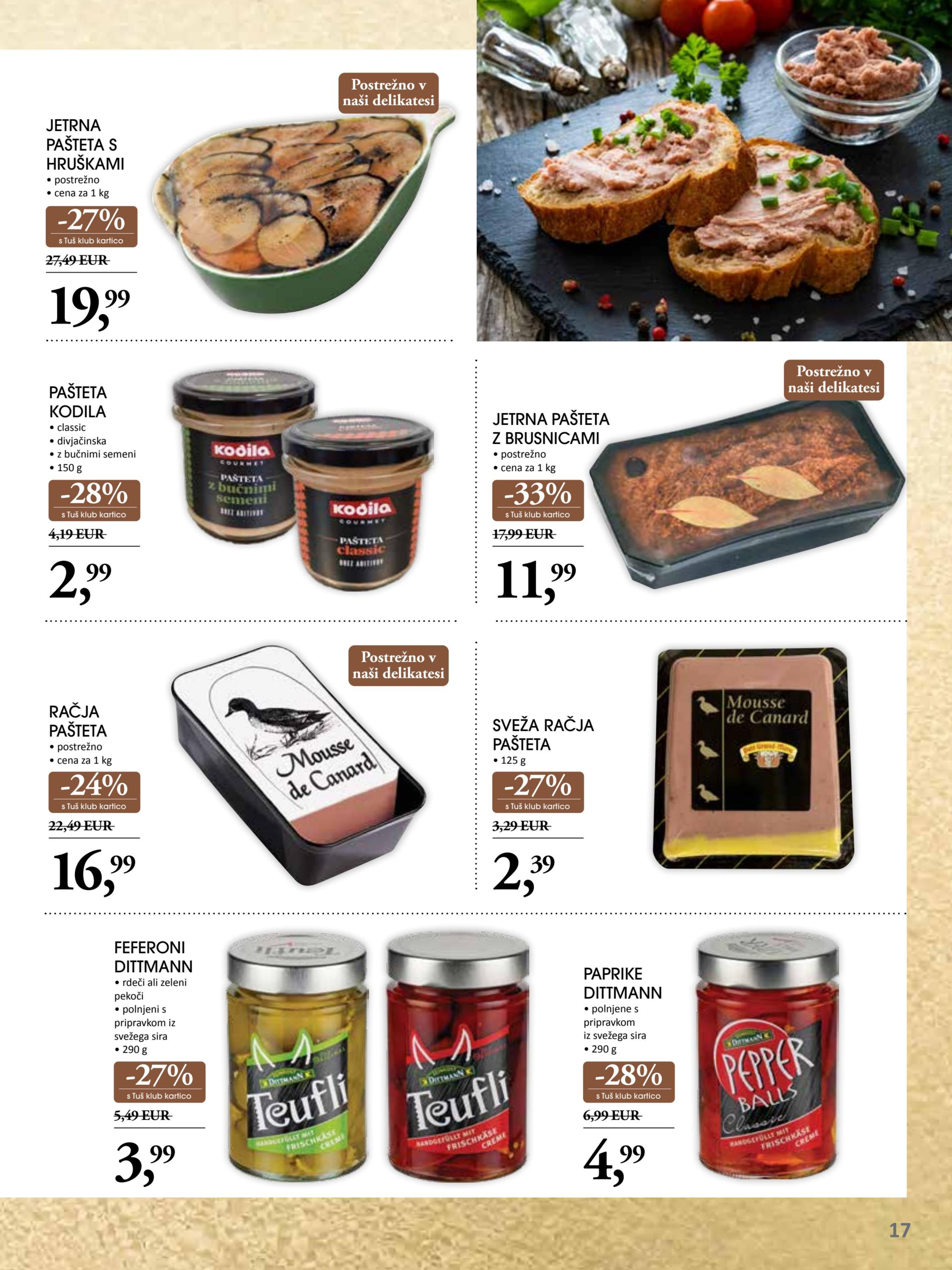 Page from catalog: Okusi praznikov