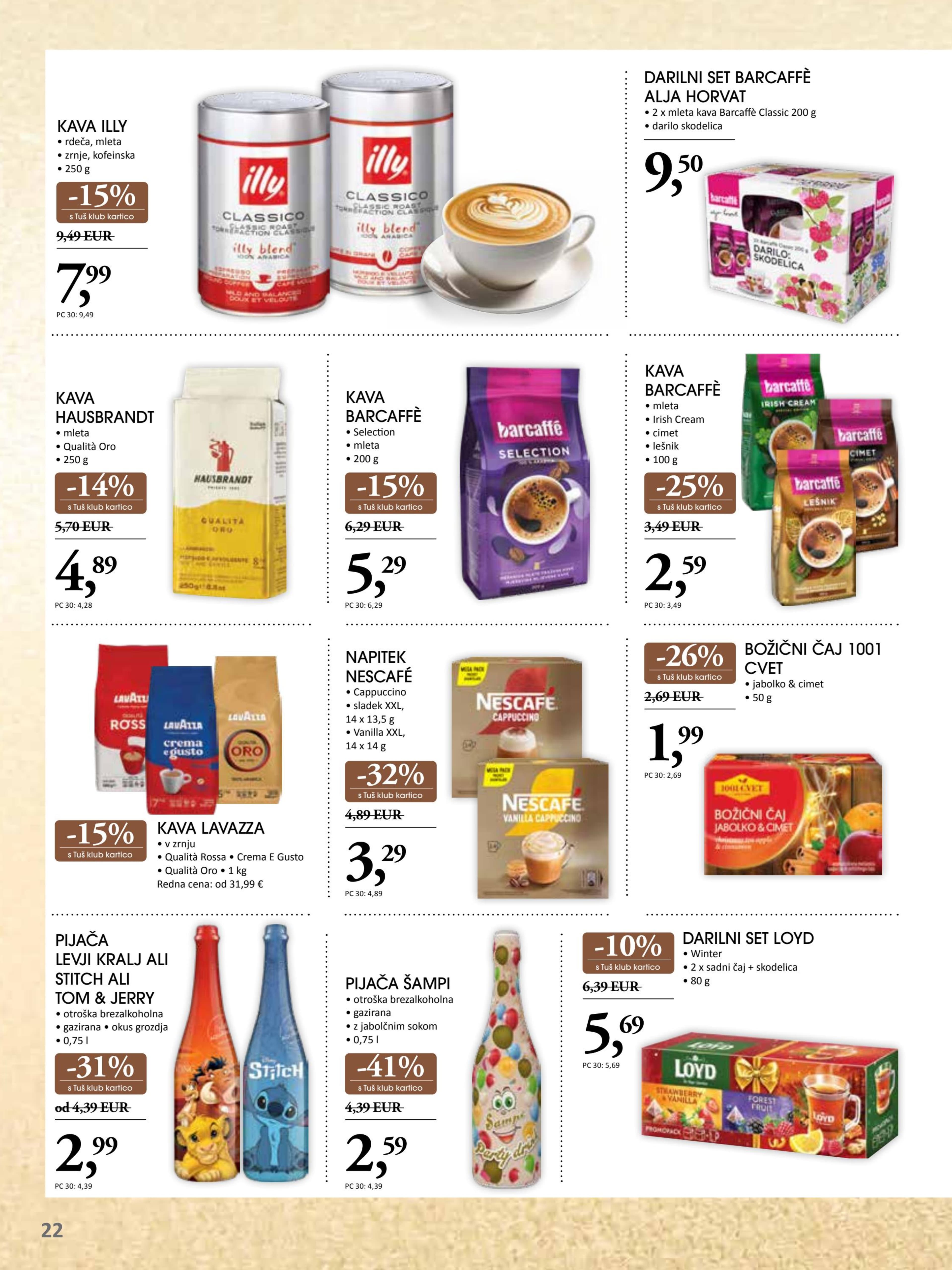 Page from catalog: Okusi praznikov