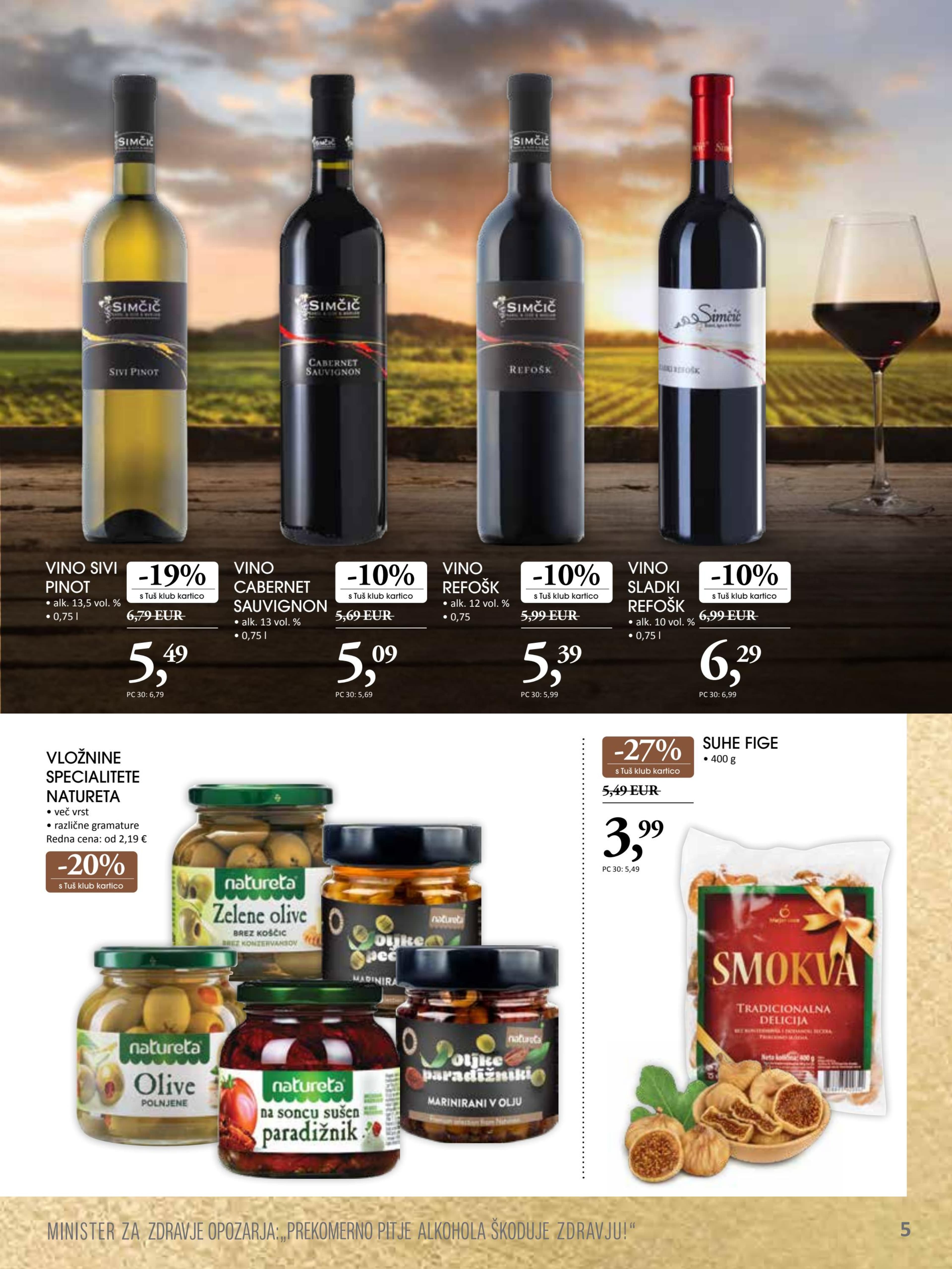 Page from catalog: Okusi praznikov