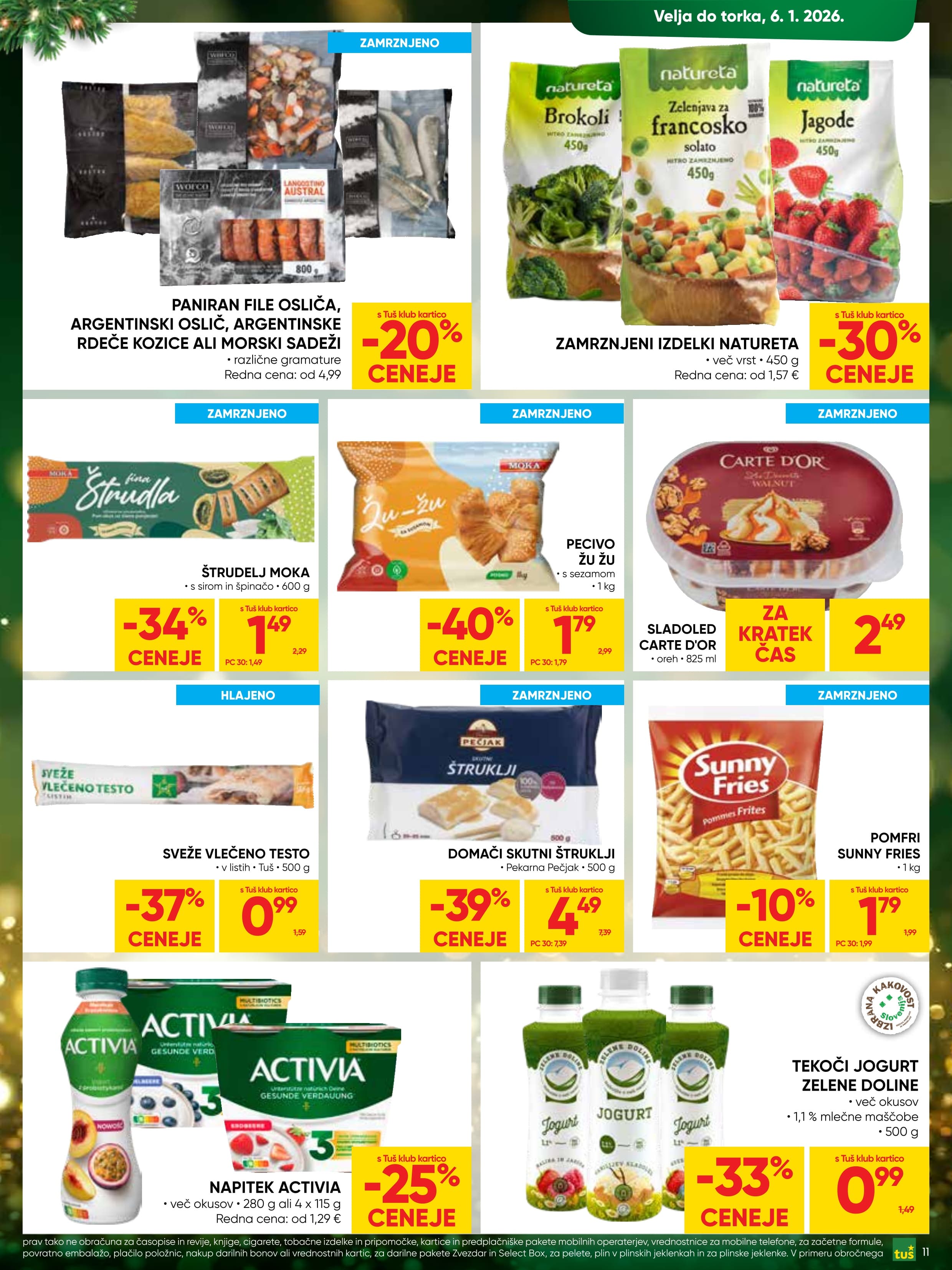 Page from catalog: Praznični prihranki