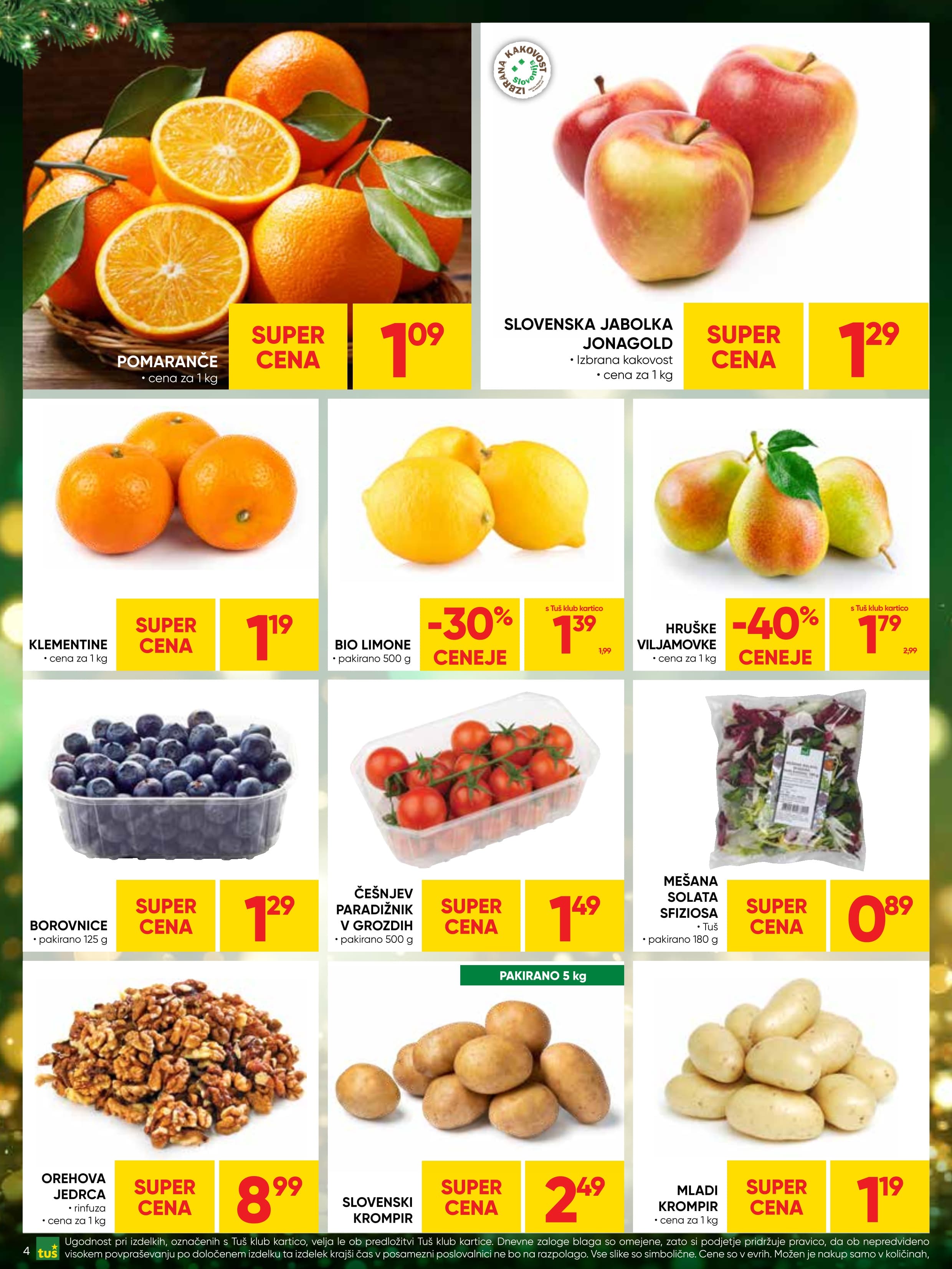 Page from catalog: Praznični prihranki