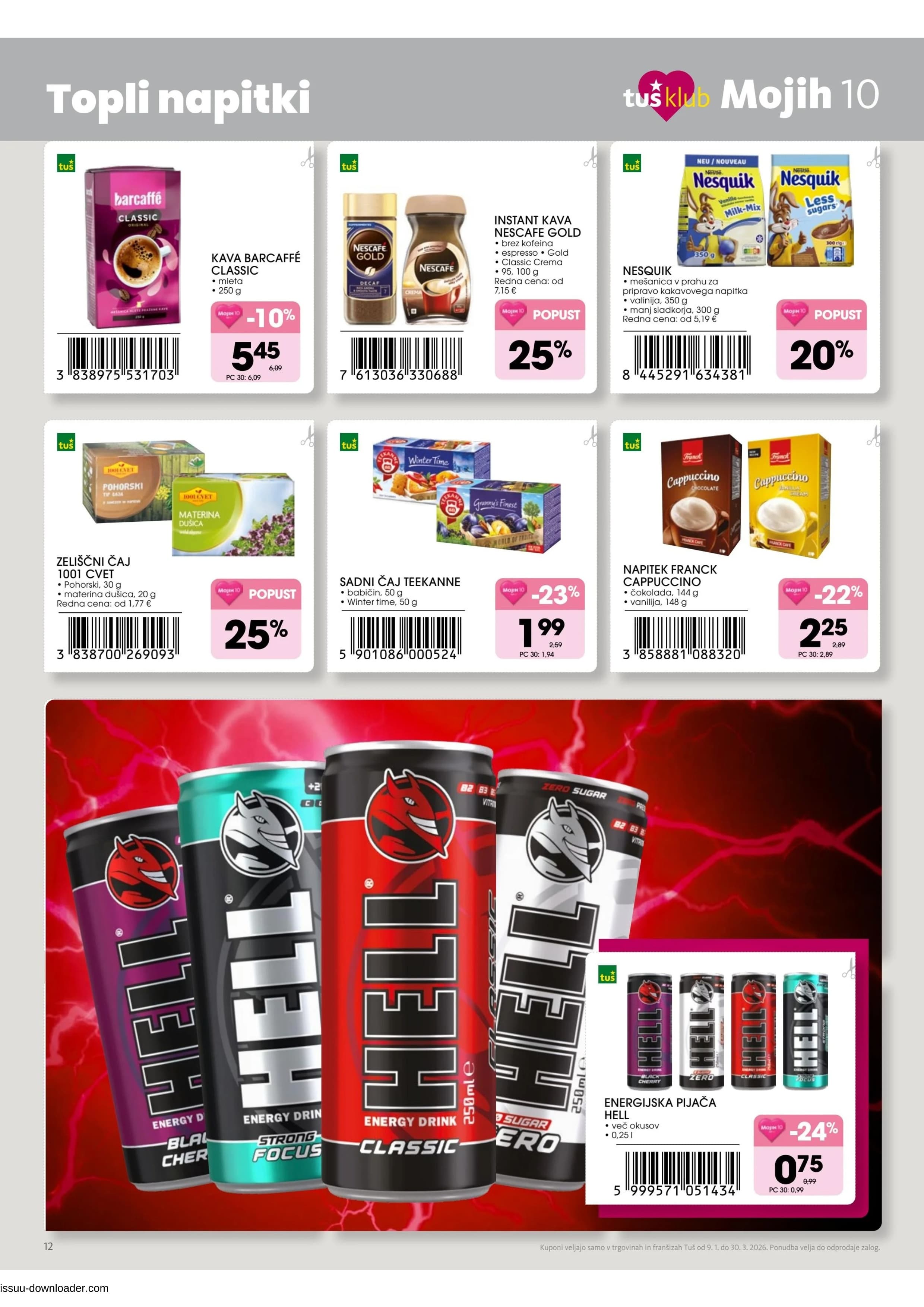 Stran 12. Tuš kataloga - Mojih 10