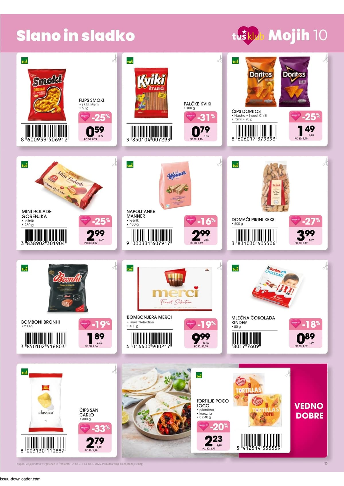 Stran 15. Tuš kataloga - Mojih 10 od 14.02.2026.