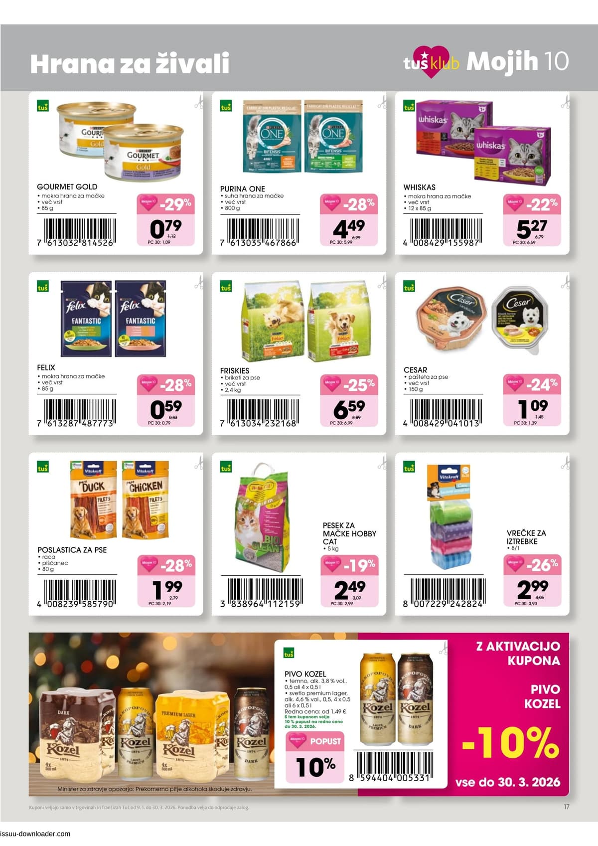 Stran 17. Tuš kataloga - Mojih 10 od 14.02.2026.