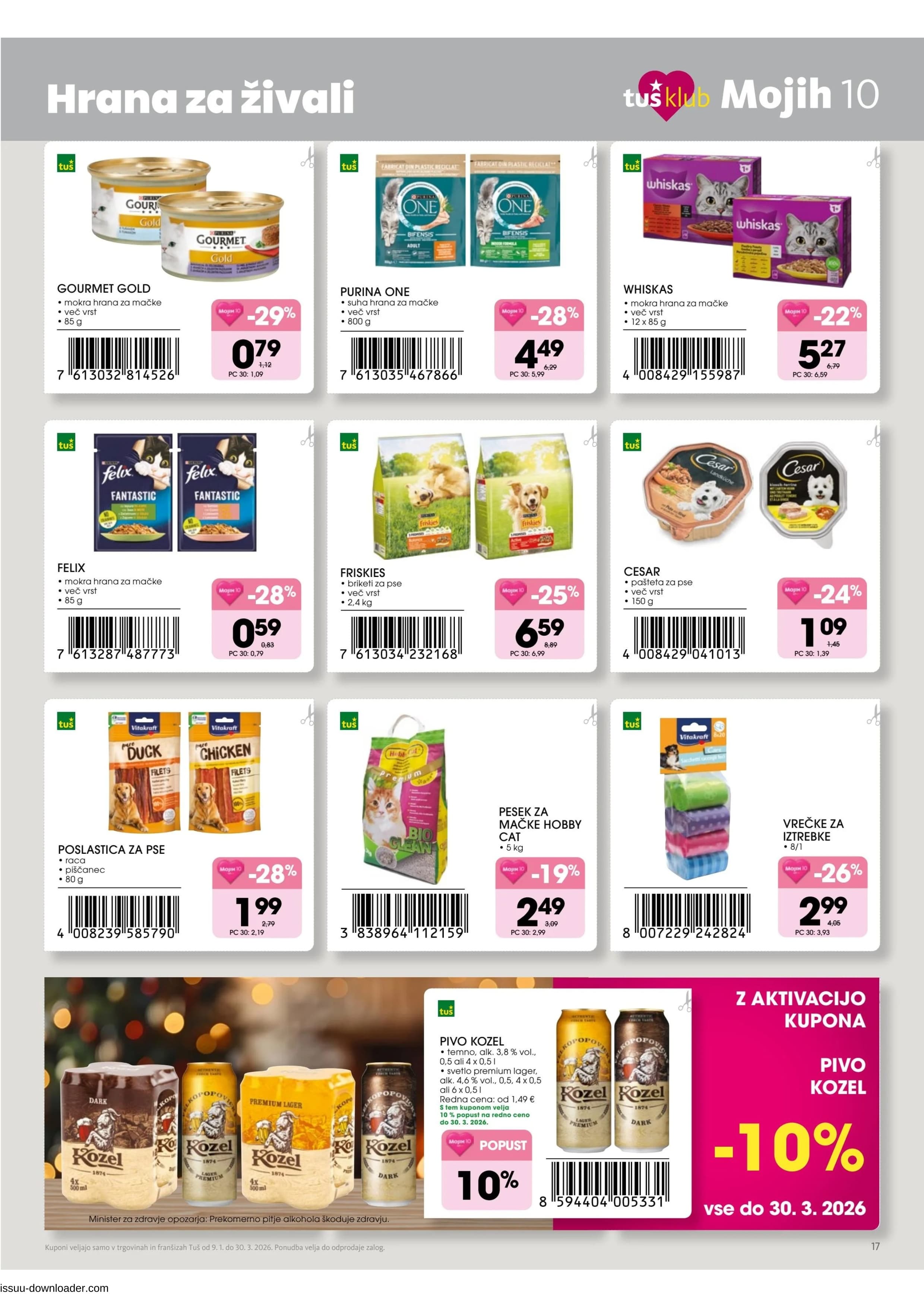 Stran 17. Tuš kataloga - Mojih 10