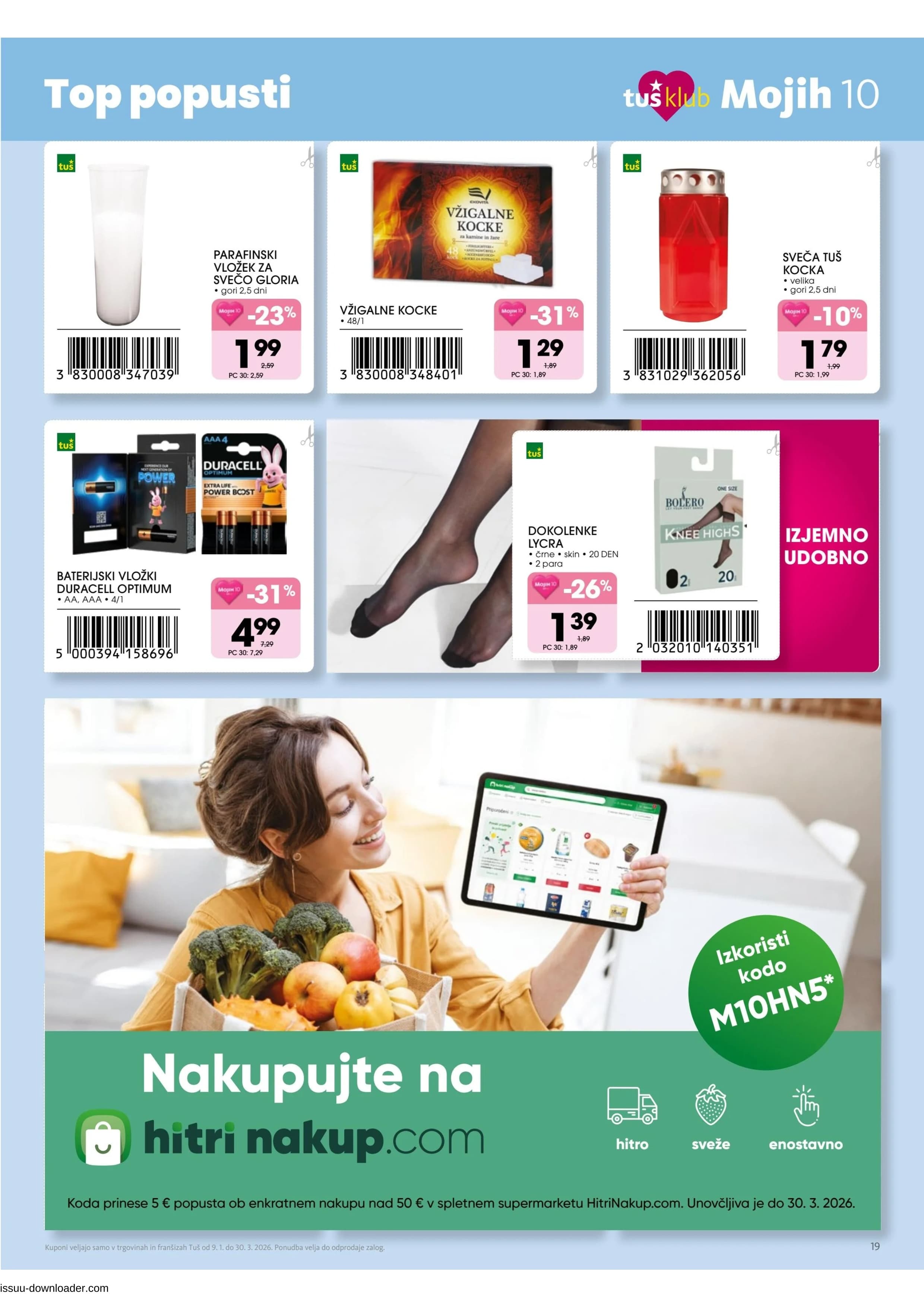 Stran 19. Tuš kataloga - Mojih 10