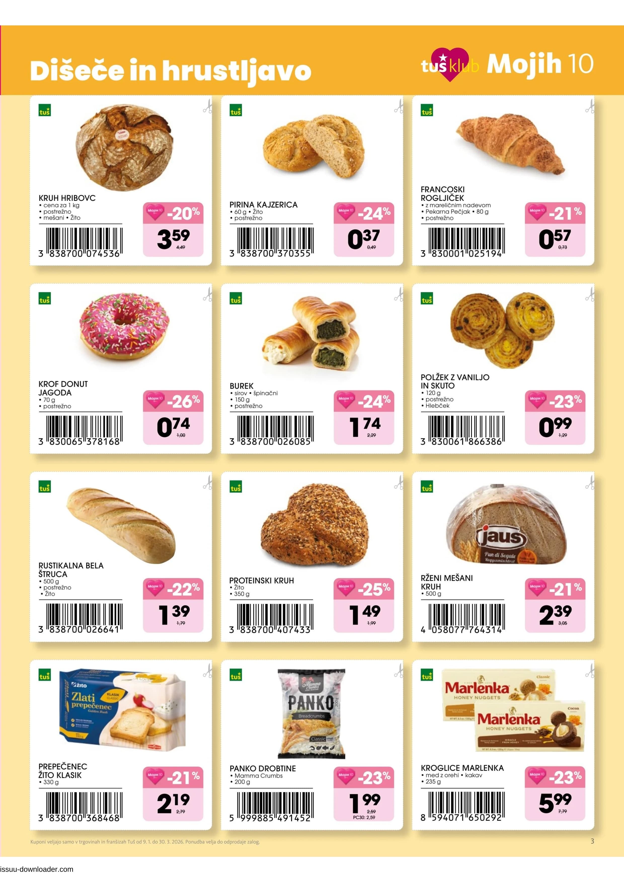 Stran 3. Tuš kataloga - Mojih 10