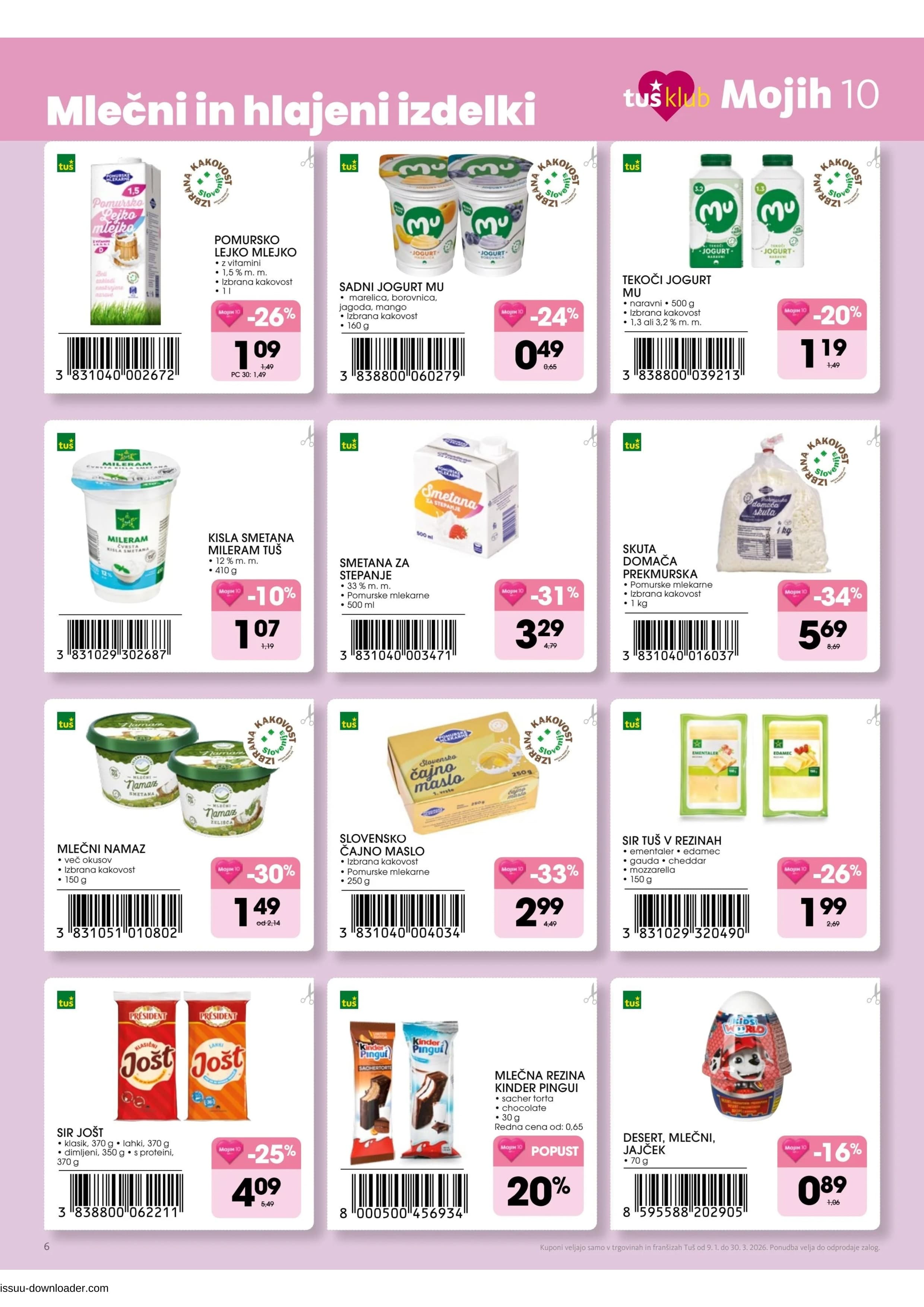 Stran 6. Tuš kataloga - Mojih 10