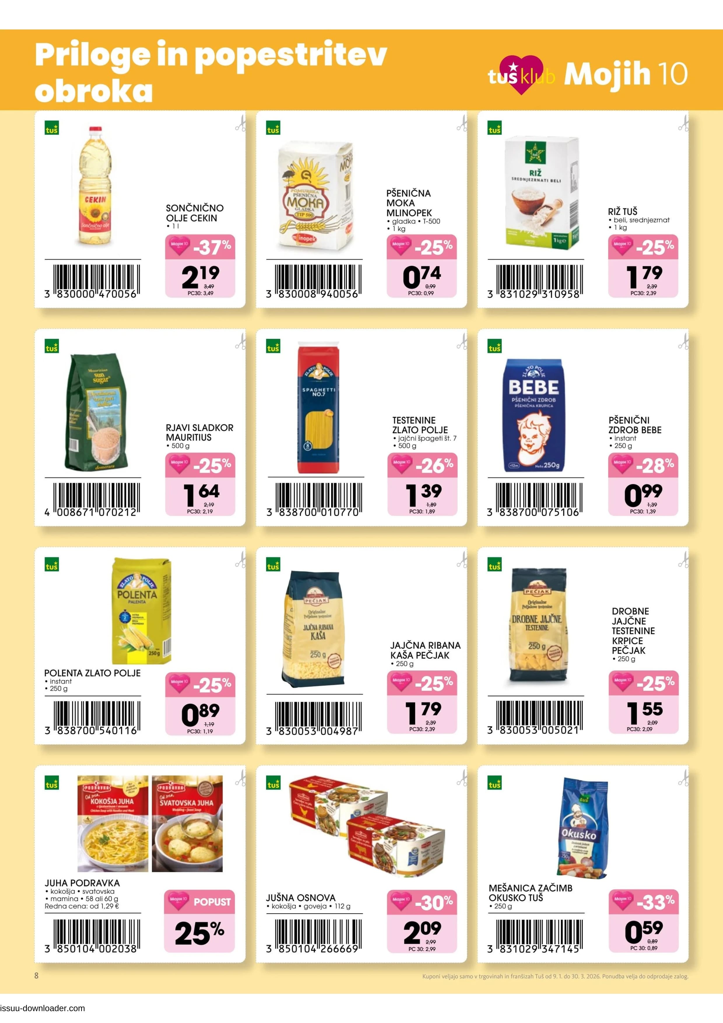 Stran 8. Tuš kataloga - Mojih 10