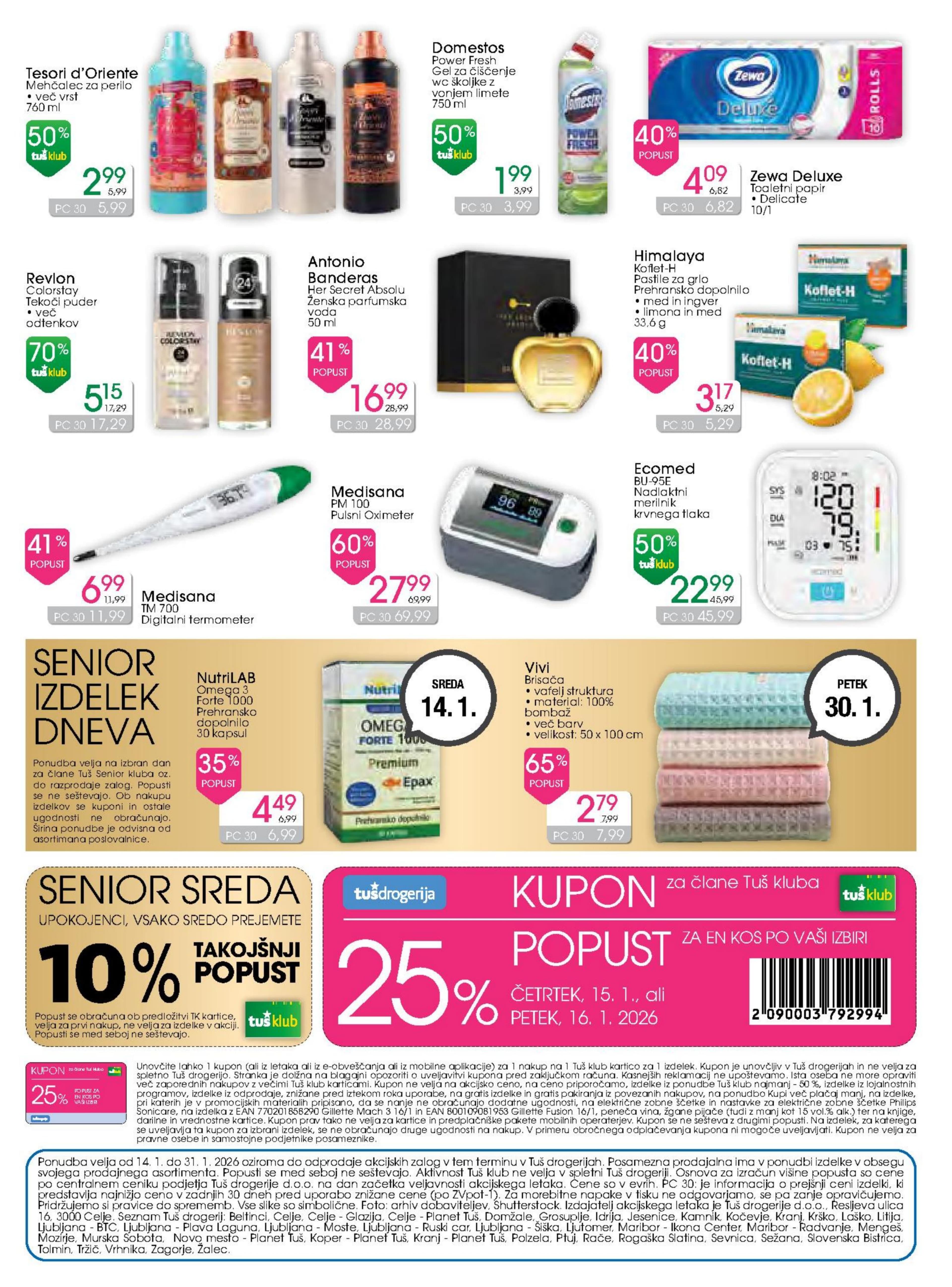 Stran 16. Tuš kataloga - Drogerija