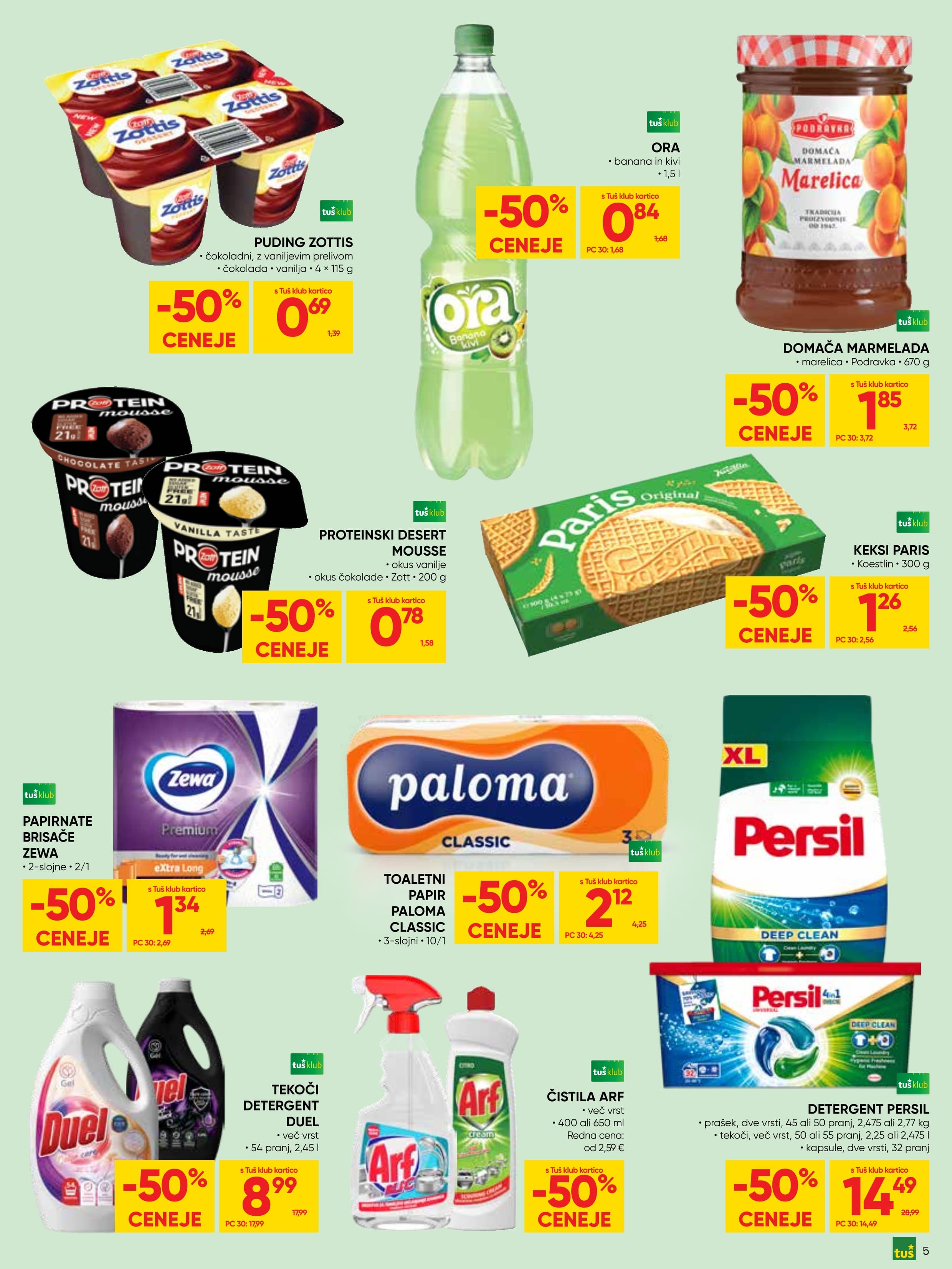 Stran 5. Tuš kataloga - Akcijski Katalog