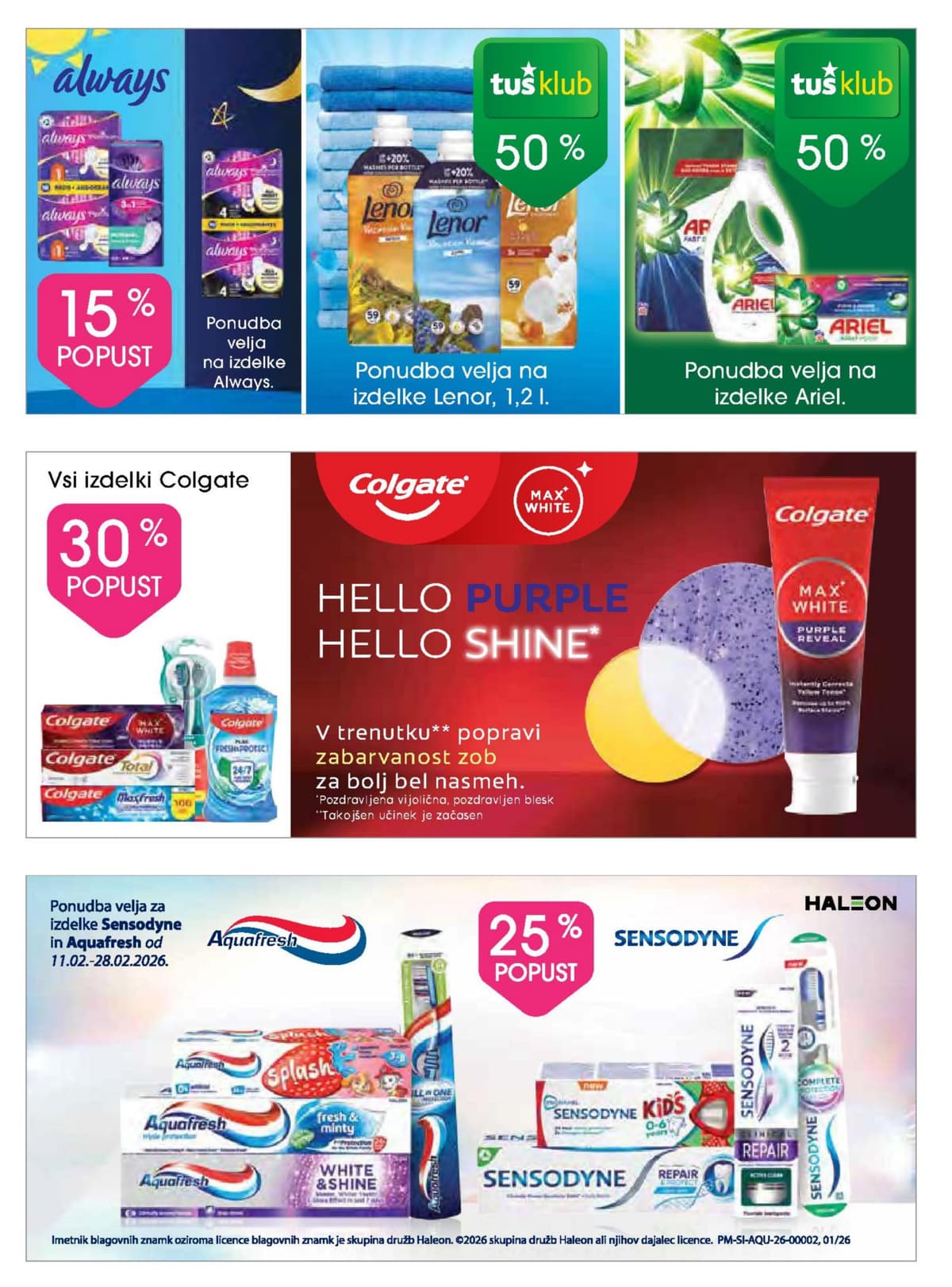 Stran 14. Tuš kataloga - Drogerija