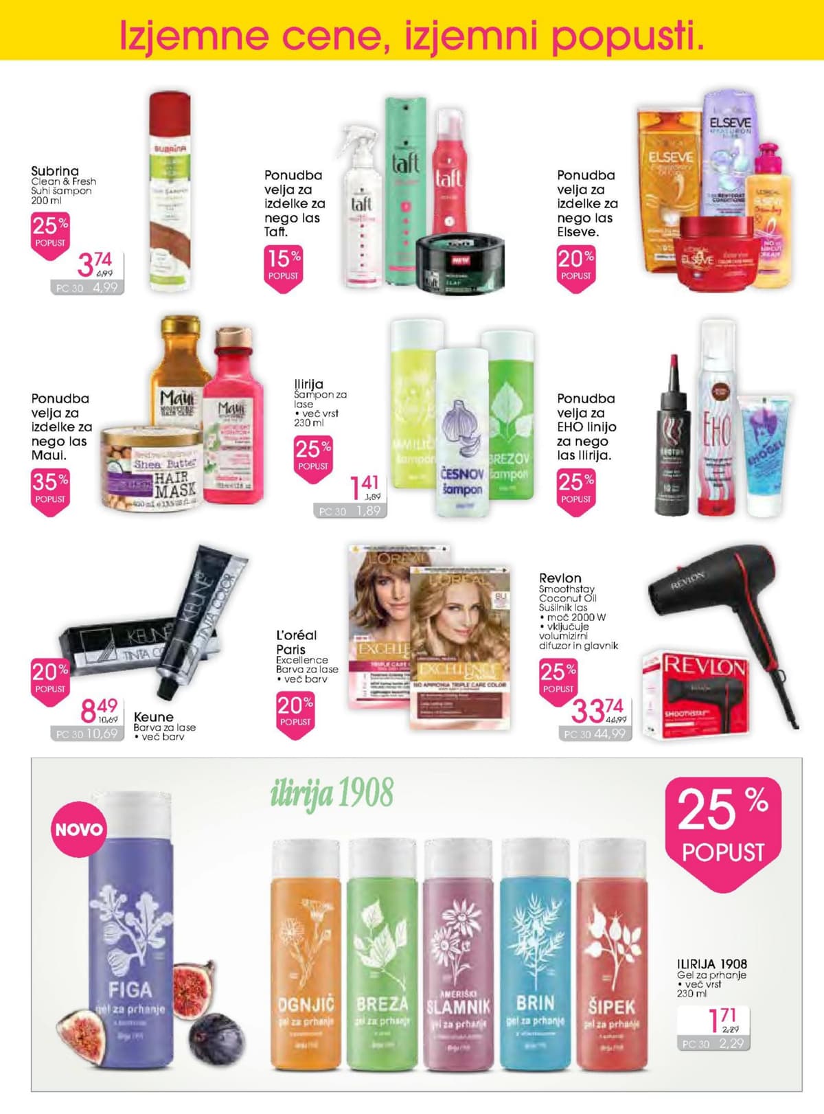 Stran 7. Tuš kataloga - Drogerija