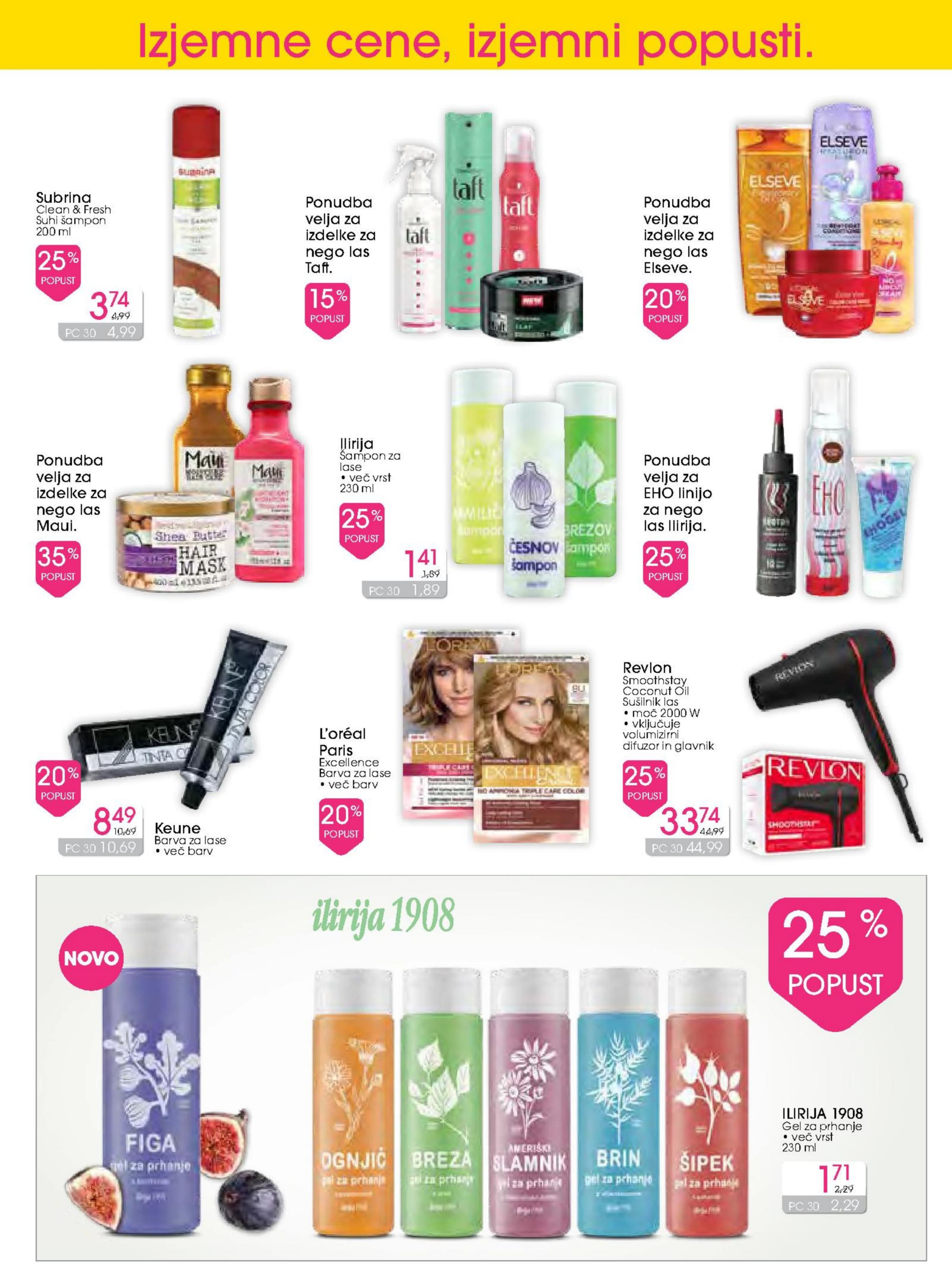 Stran 7. Tuš kataloga - Drogerija