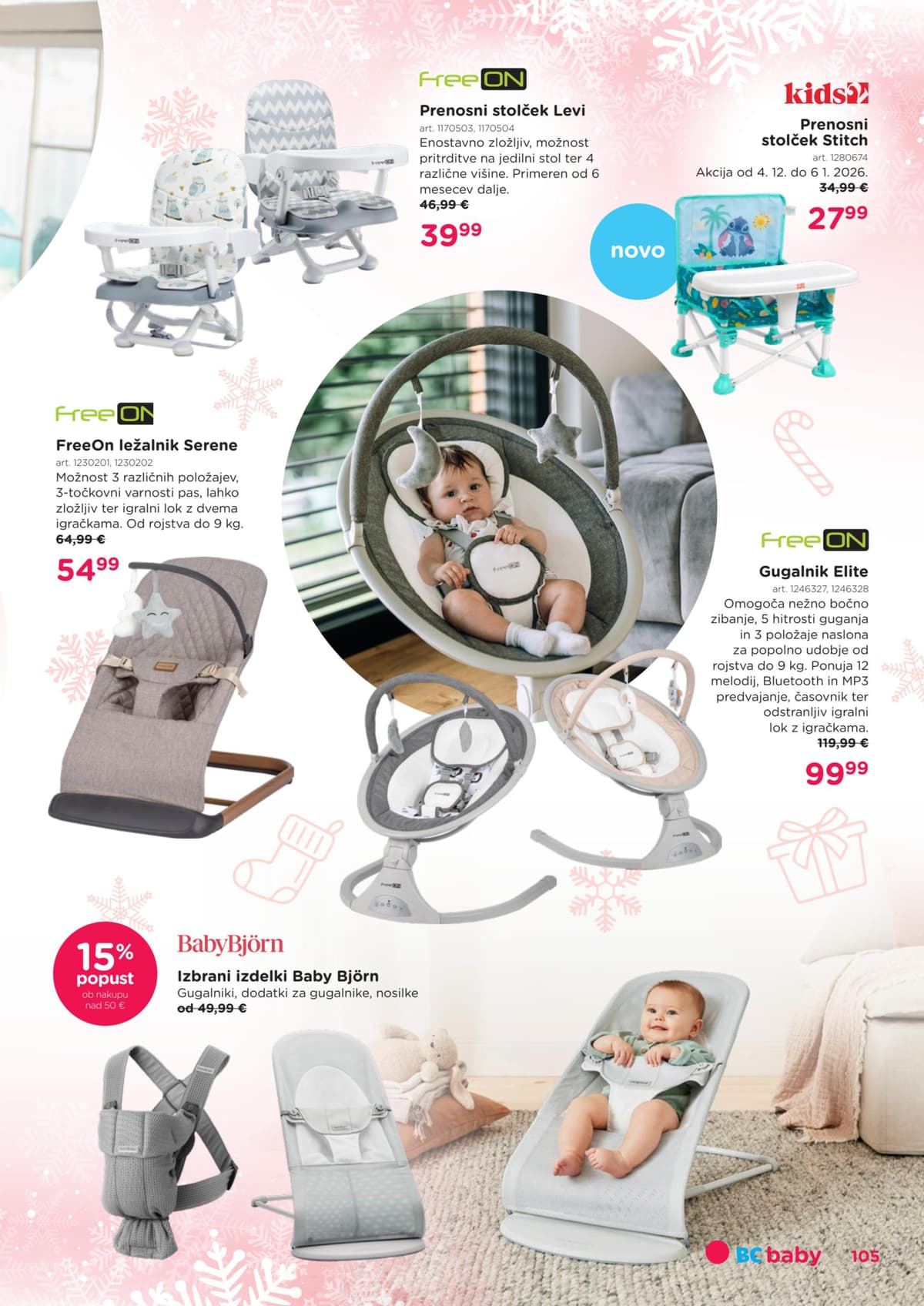 Stran 105. Baby Center kataloga - Praznični katalog od 25.02.2026.