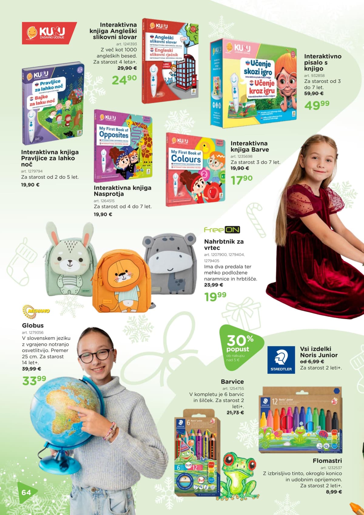 Stran 64. Baby Center kataloga - Praznični katalog