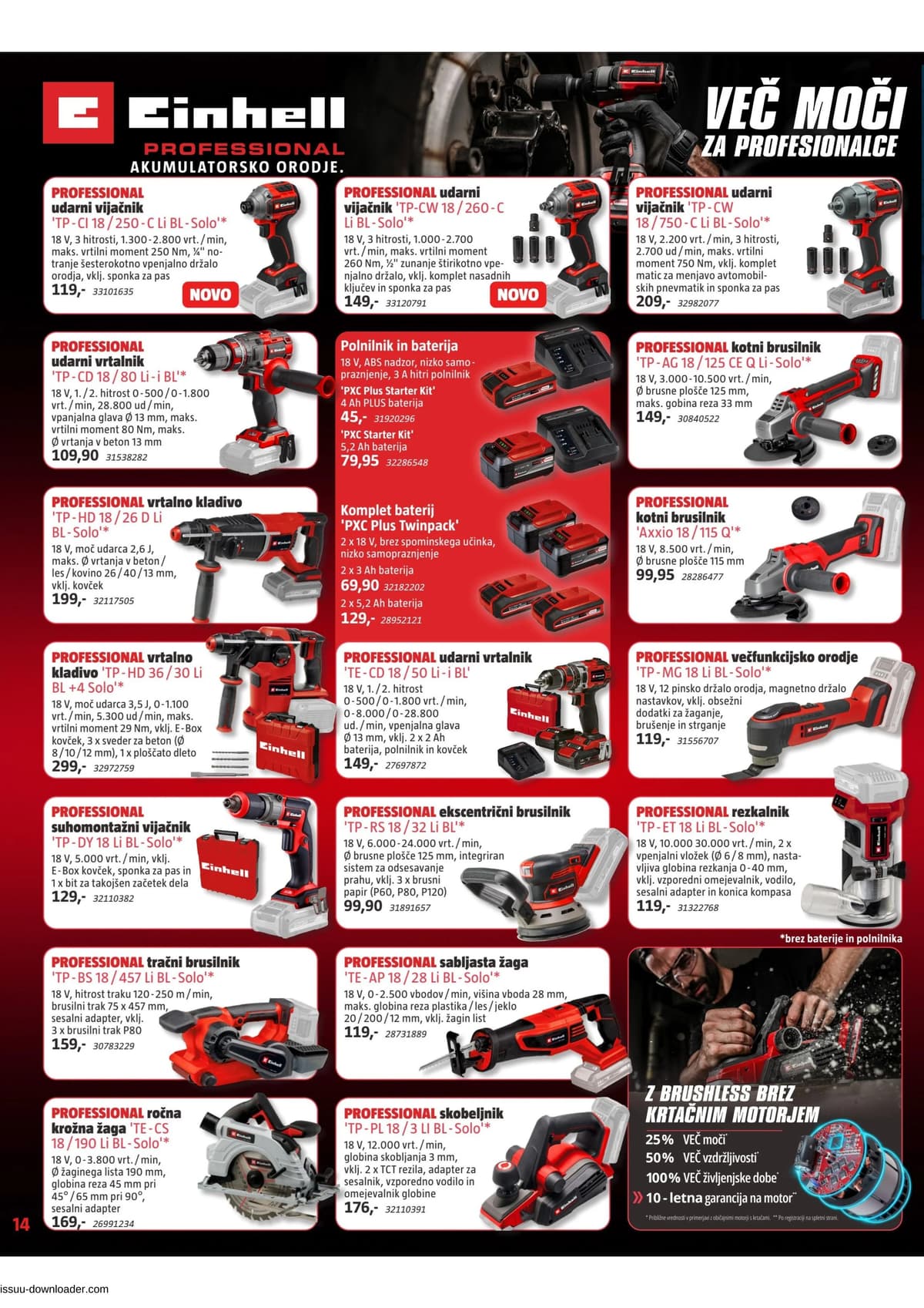 Stran 14. Bauhaus kataloga - November od 02.03.2026.