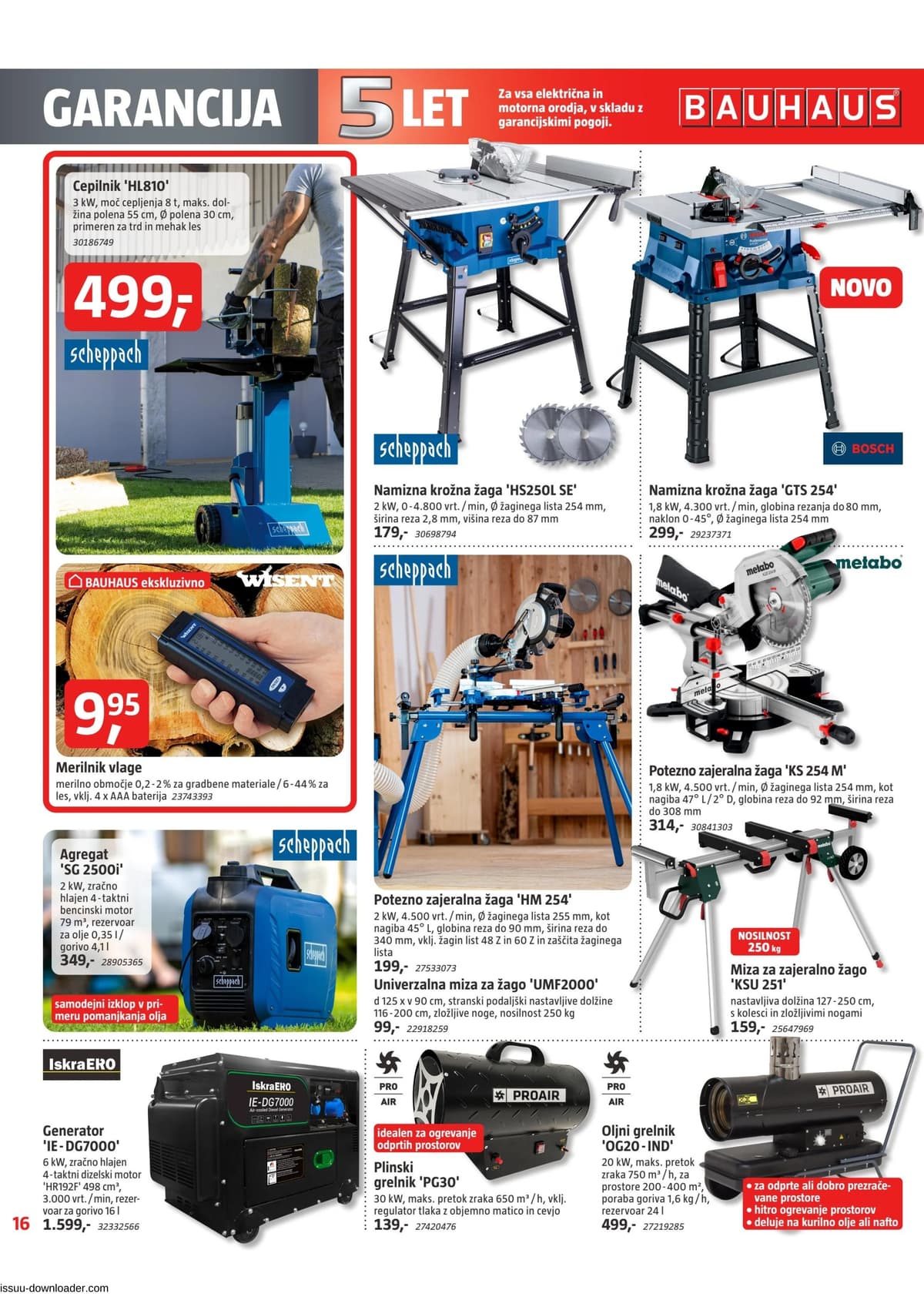 Stran 16. Bauhaus kataloga - November od 02.03.2026.