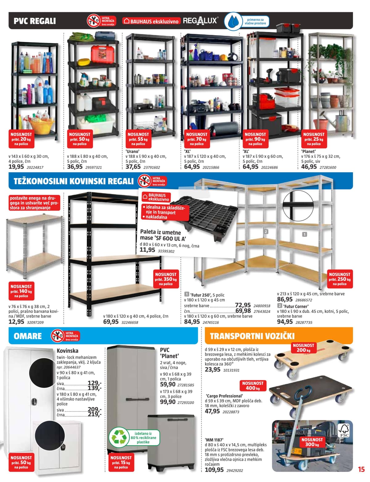 Stran 15. Bauhaus kataloga - Januar 2026. od 01.03.2026.