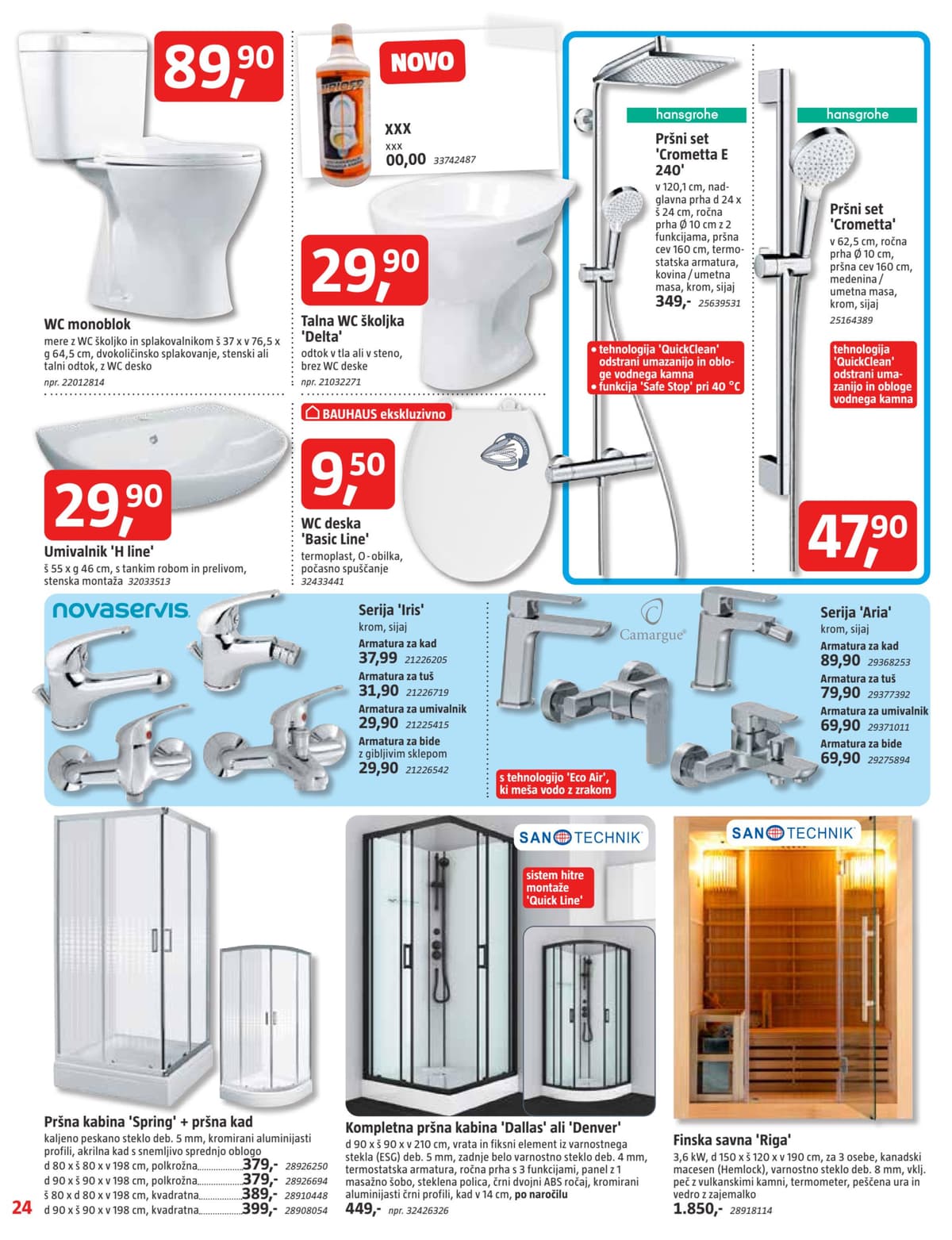 Stran 24. Bauhaus kataloga - Januar 2026. od 01.03.2026.