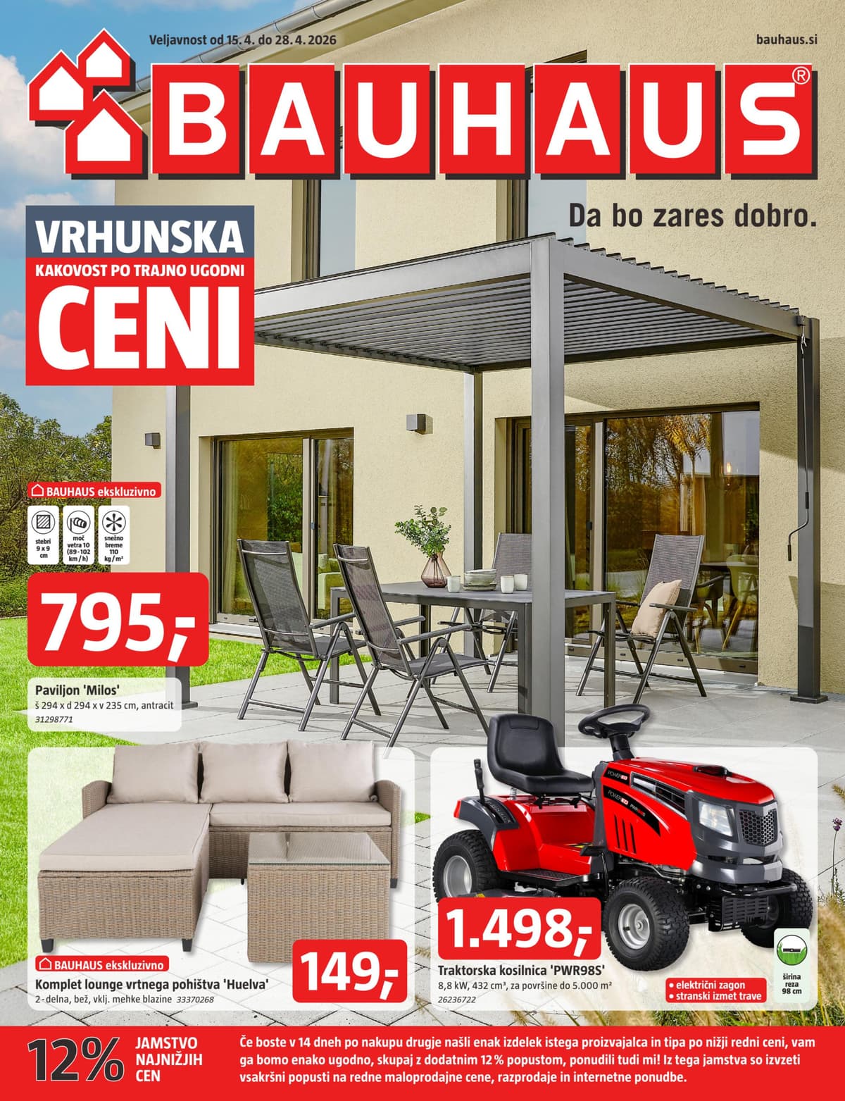 Bauhaus katalog od 15.04.2026 - April 2026