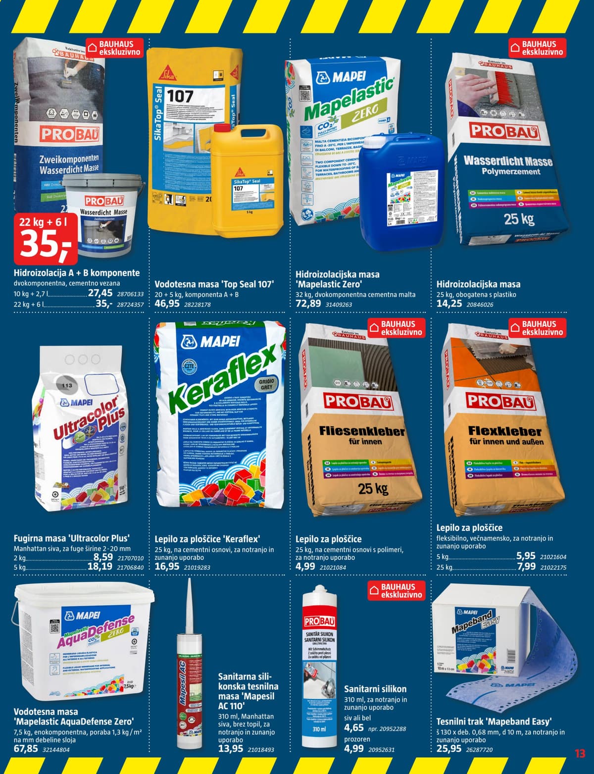 Stran 13. Bauhaus kataloga - April 2026