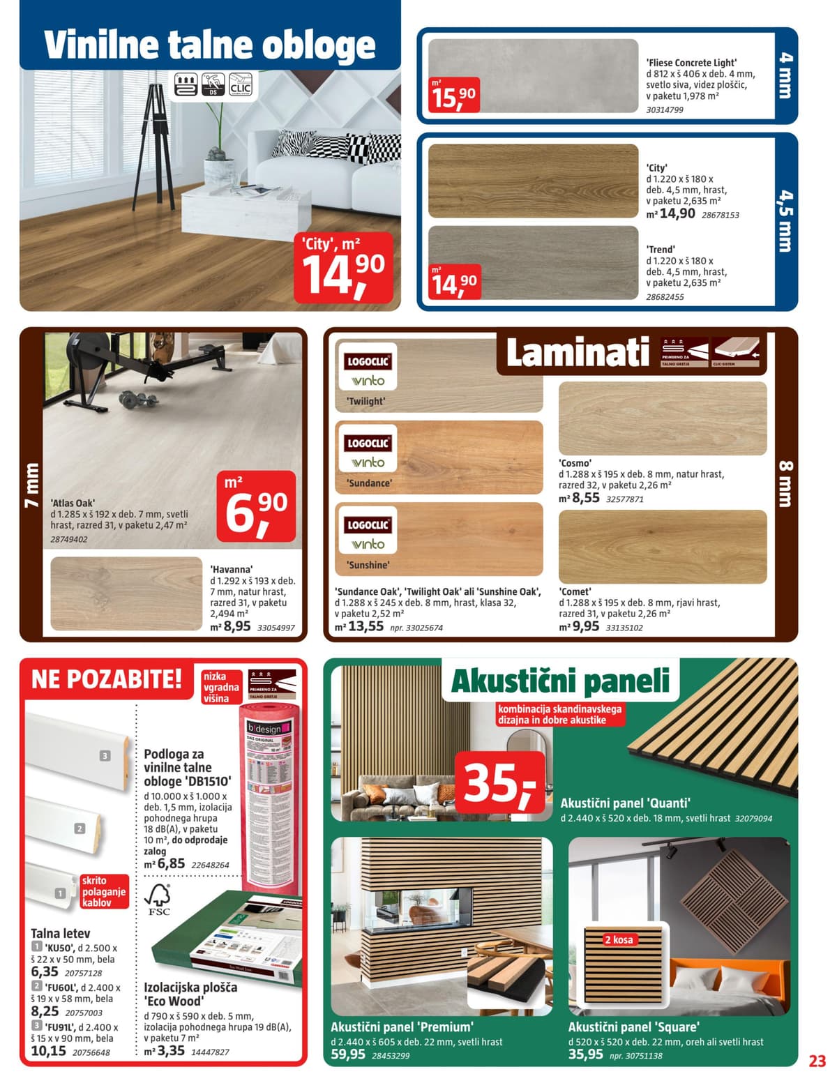 Stran 23. Bauhaus kataloga - April 2026