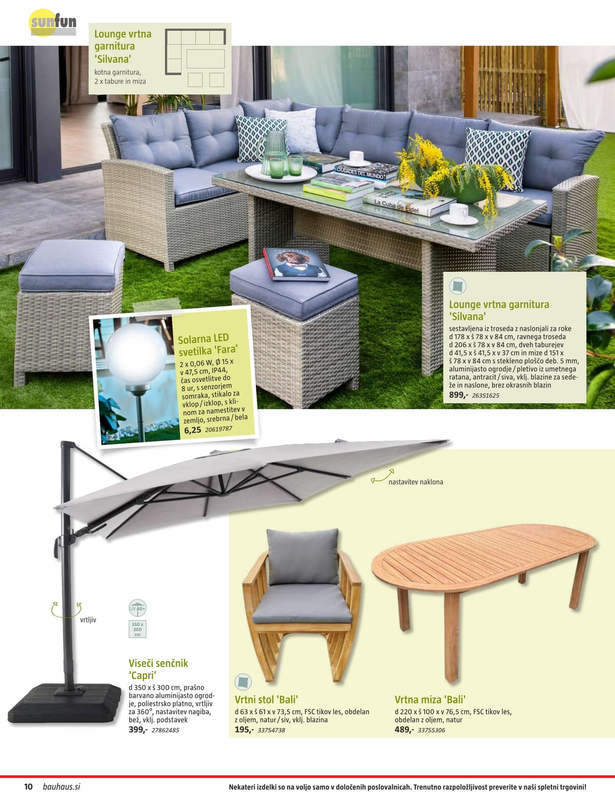 Stran 10. Bauhaus kataloga - Vrtno Pohištvo od 28.04.2026.
