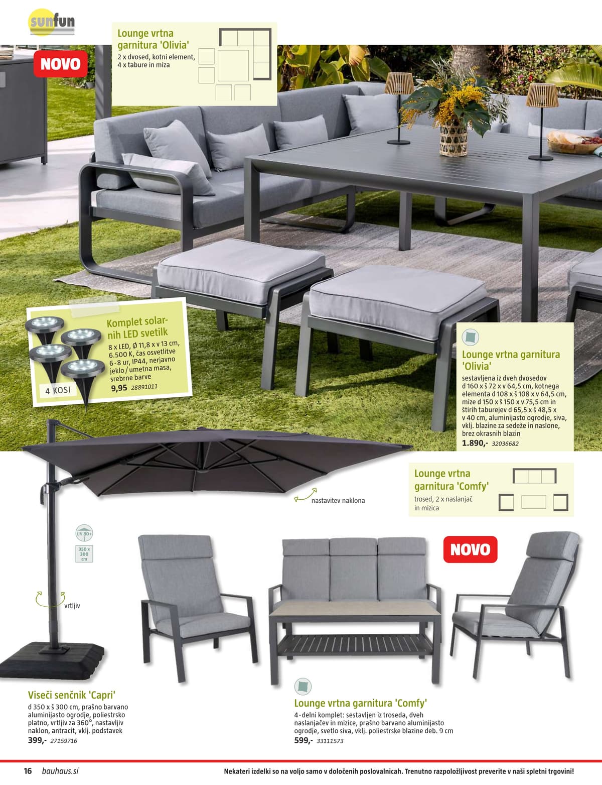 Stran 16. Bauhaus kataloga - Vrtno Pohištvo od 28.04.2026.