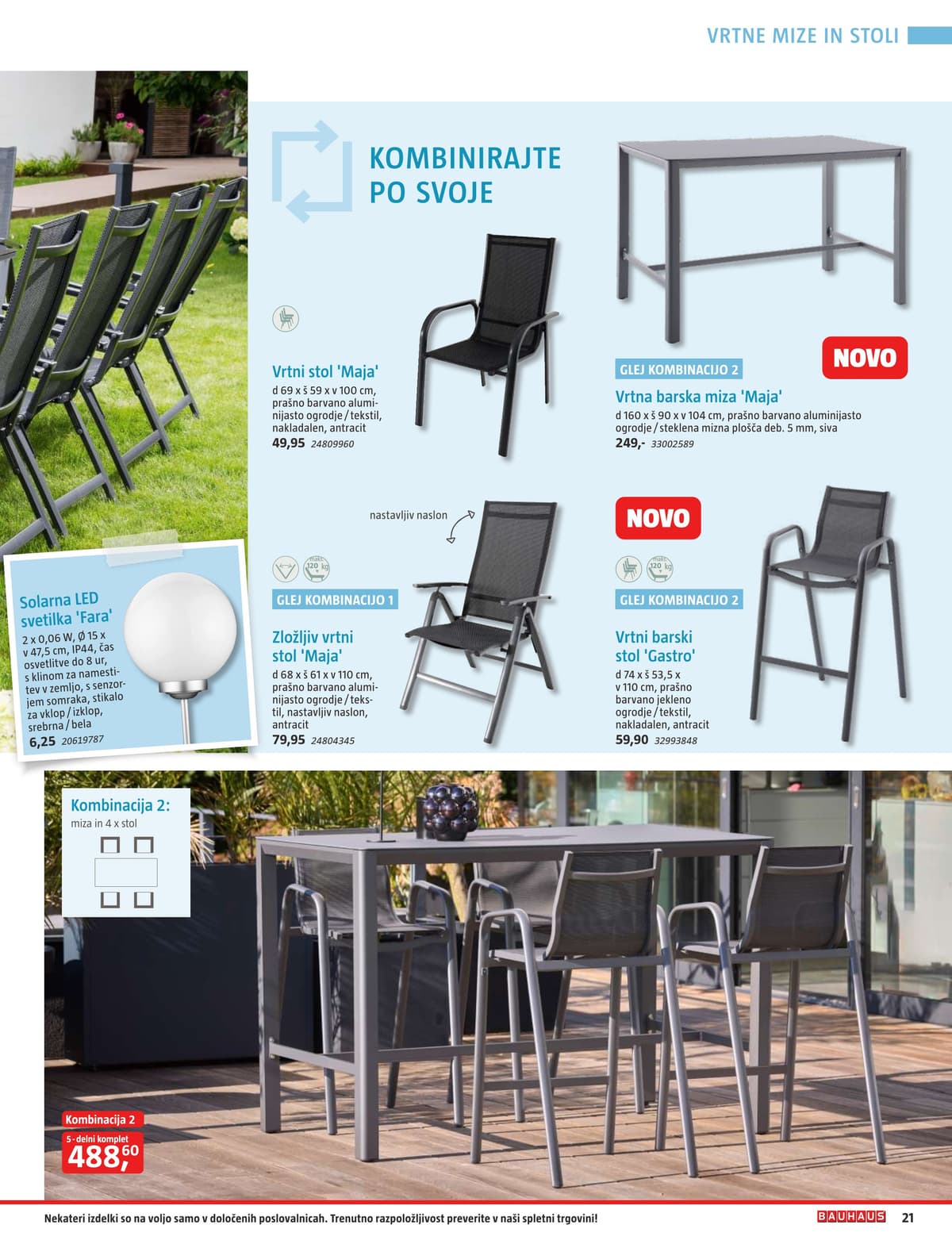 Stran 21. Bauhaus kataloga - Vrtno Pohištvo od 28.04.2026.