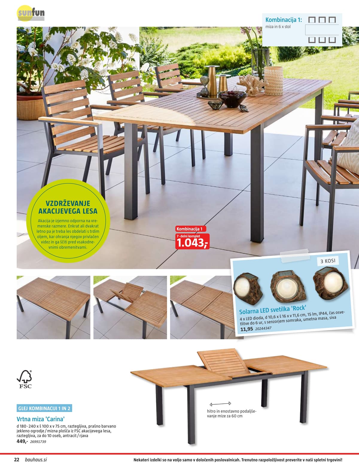 Stran 22. Bauhaus kataloga - Vrtno Pohištvo od 28.04.2026.