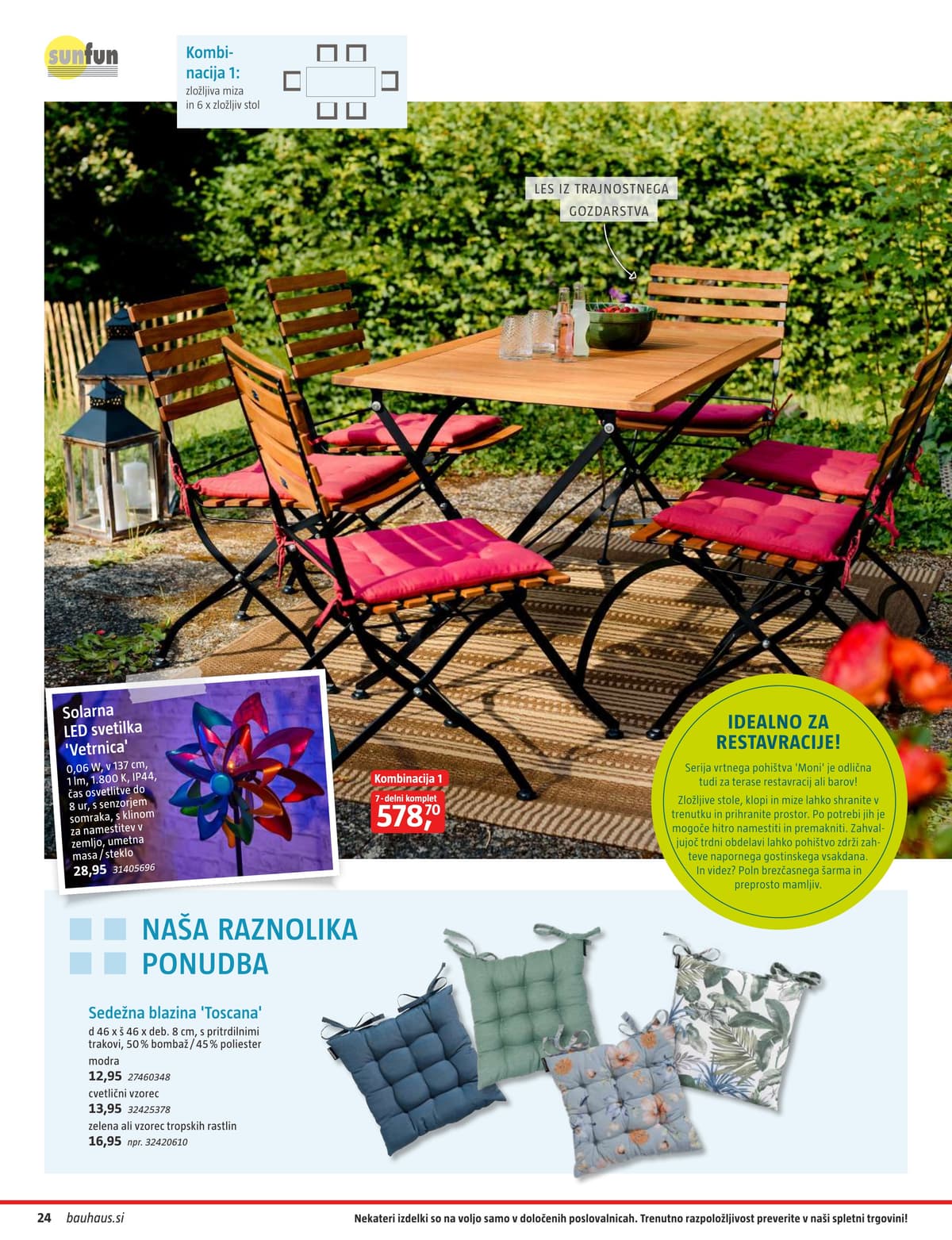 Stran 24. Bauhaus kataloga - Vrtno Pohištvo od 28.04.2026.