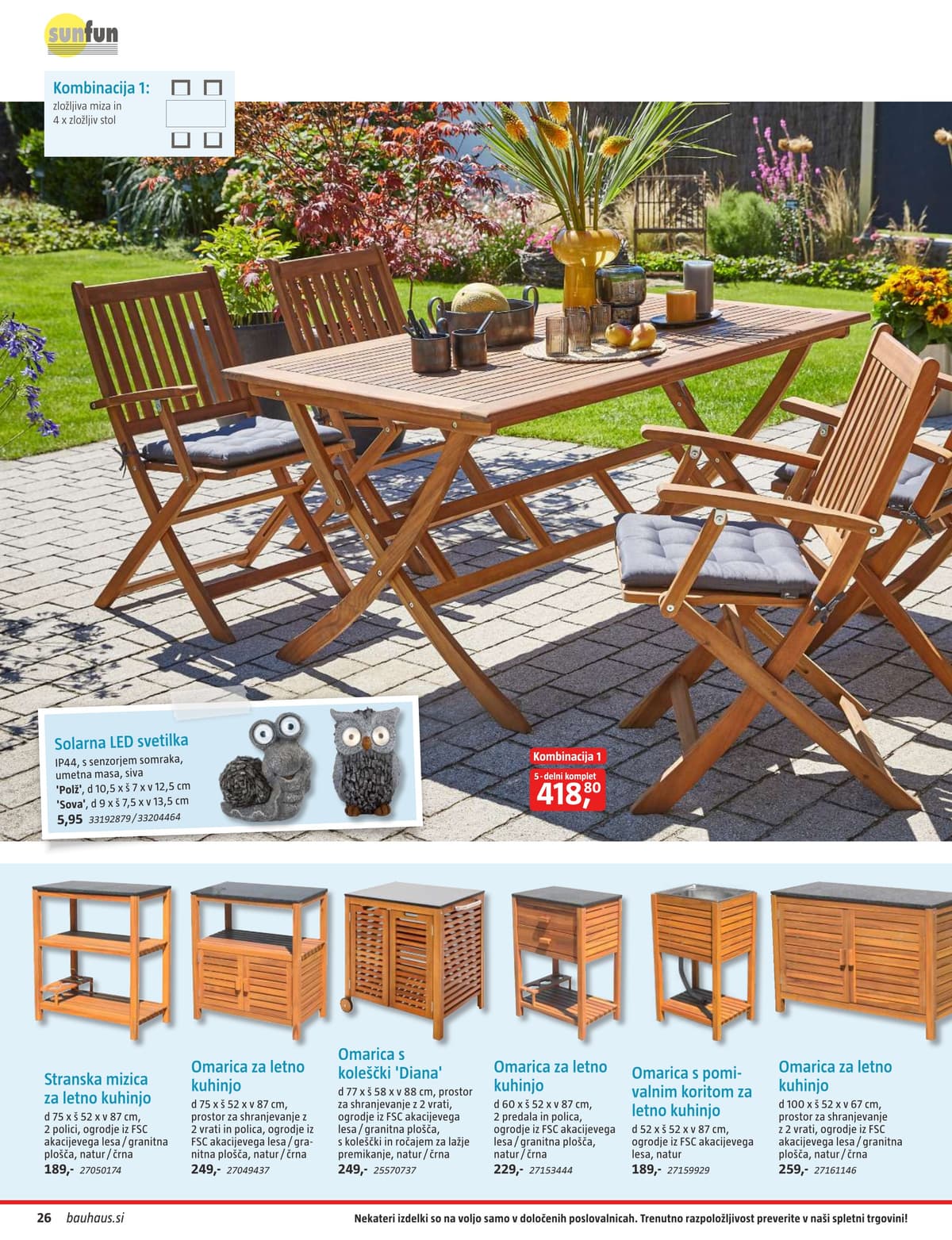 Stran 26. Bauhaus kataloga - Vrtno Pohištvo od 28.04.2026.