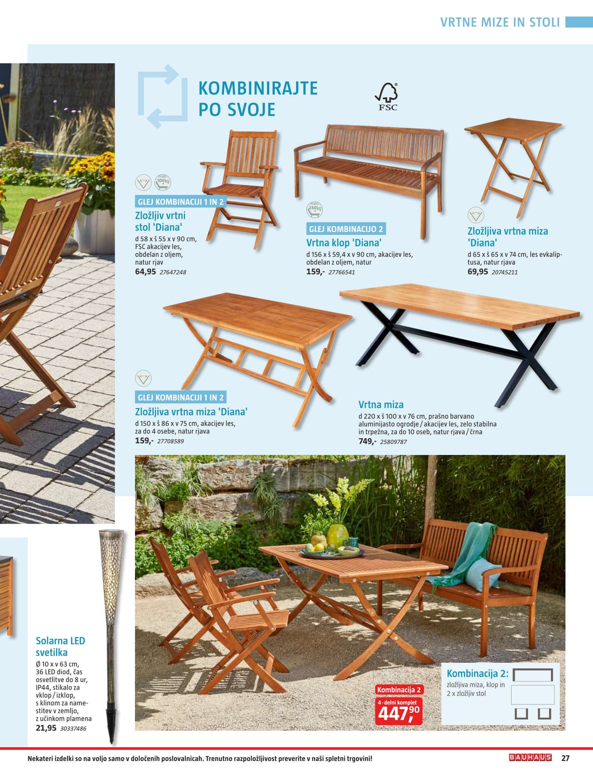 Stran 27. Bauhaus kataloga - Vrtno Pohištvo od 28.04.2026.