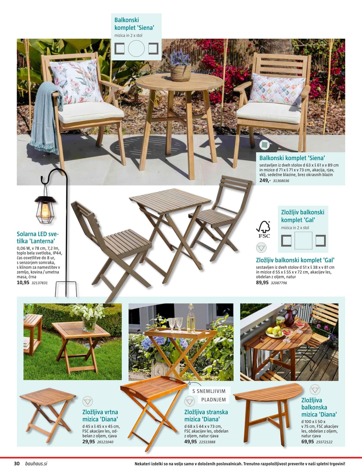 Stran 30. Bauhaus kataloga - Vrtno Pohištvo od 28.04.2026.