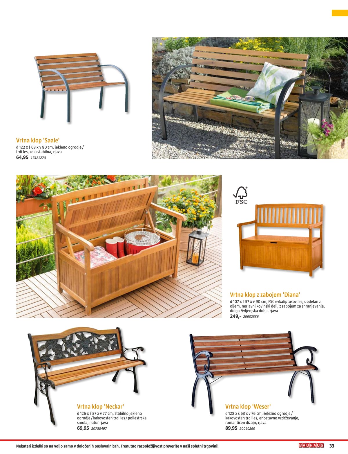 Stran 33. Bauhaus kataloga - Vrtno Pohištvo od 28.04.2026.