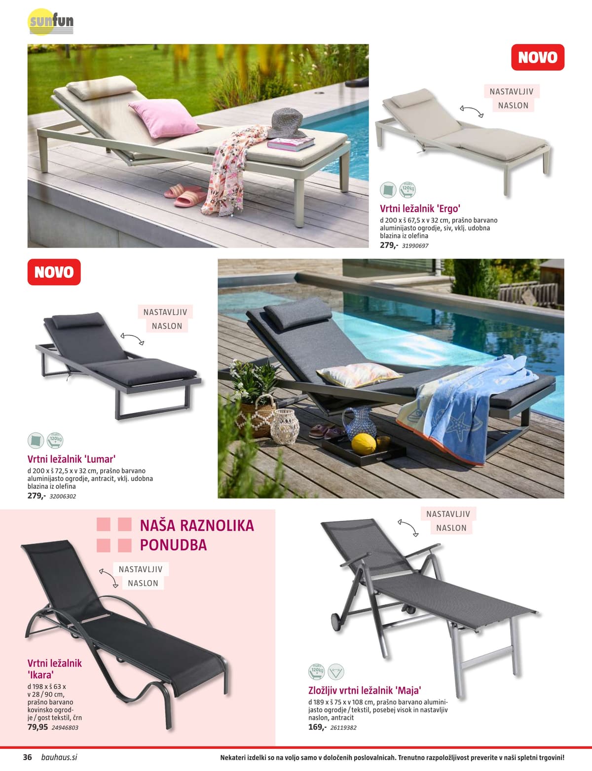Stran 36. Bauhaus kataloga - Vrtno Pohištvo od 28.04.2026.